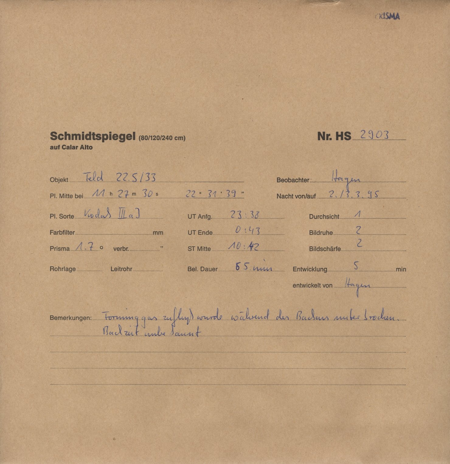 Plattenhuelle HS02903