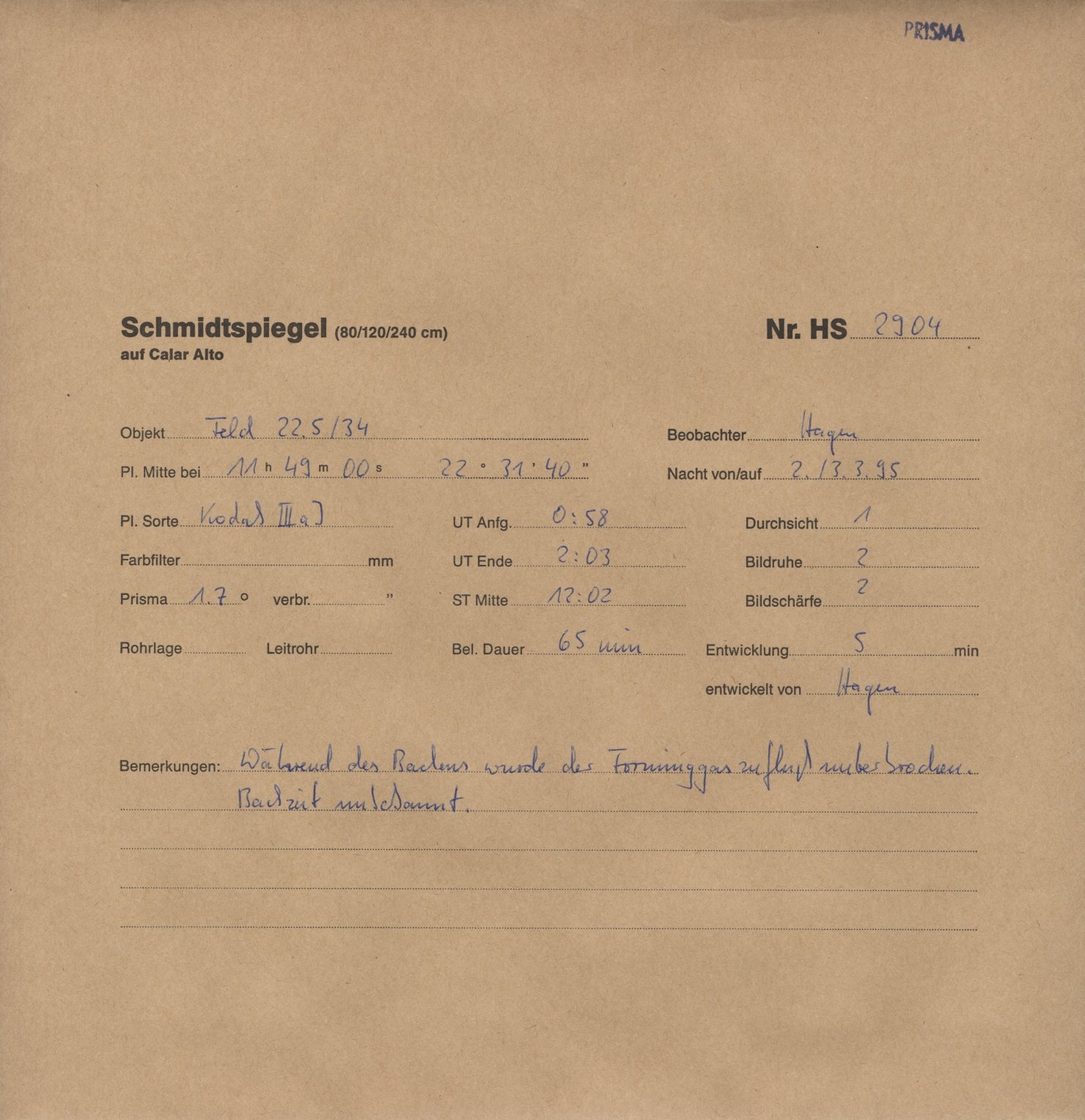 Plattenhuelle HS02904