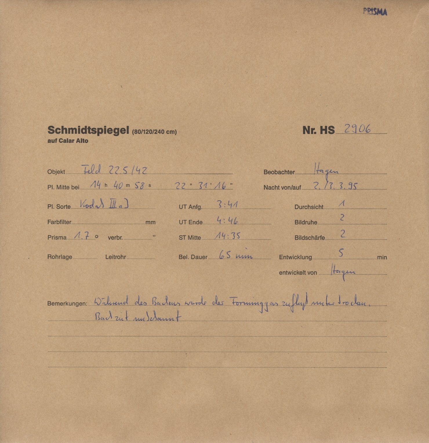 Plattenhuelle HS02906