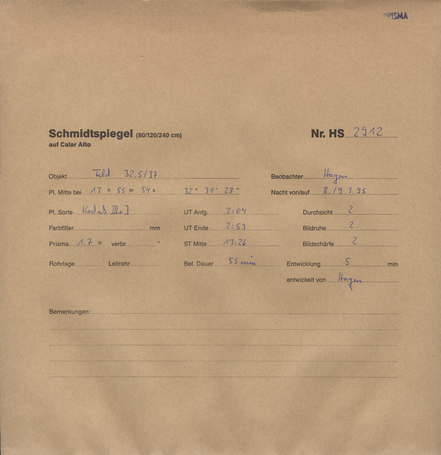 Plattenhuelle HS02912