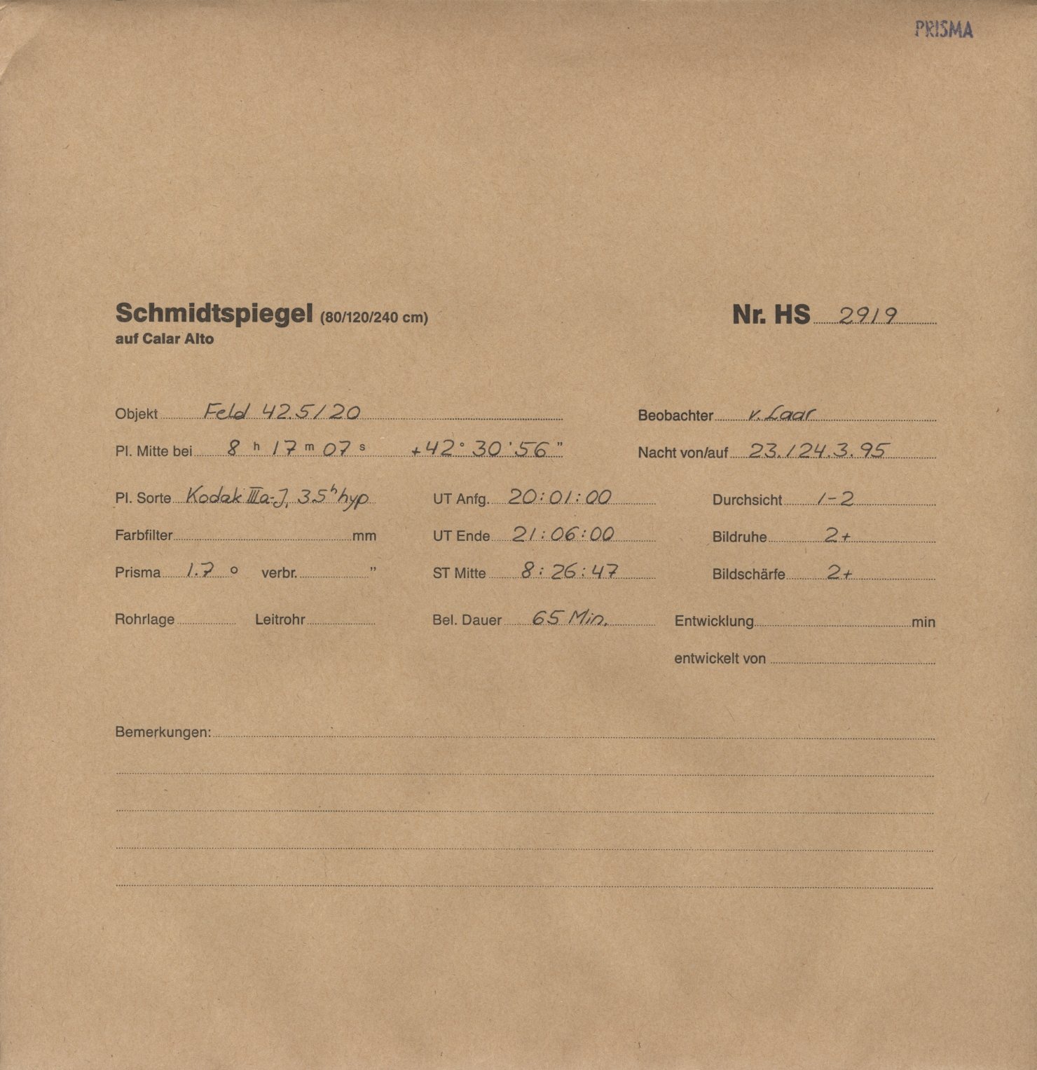 Plattenhuelle HS02919