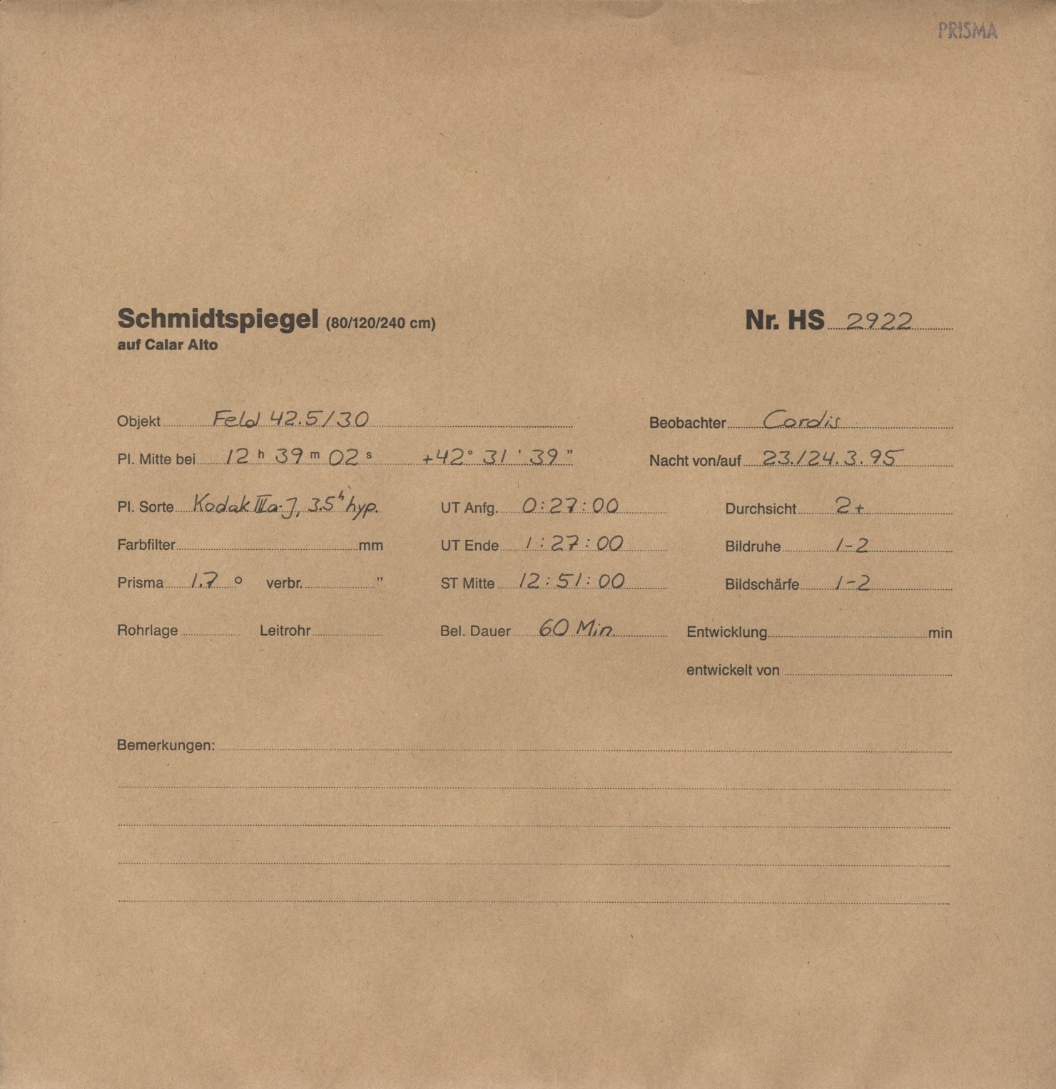 Plattenhuelle HS02922