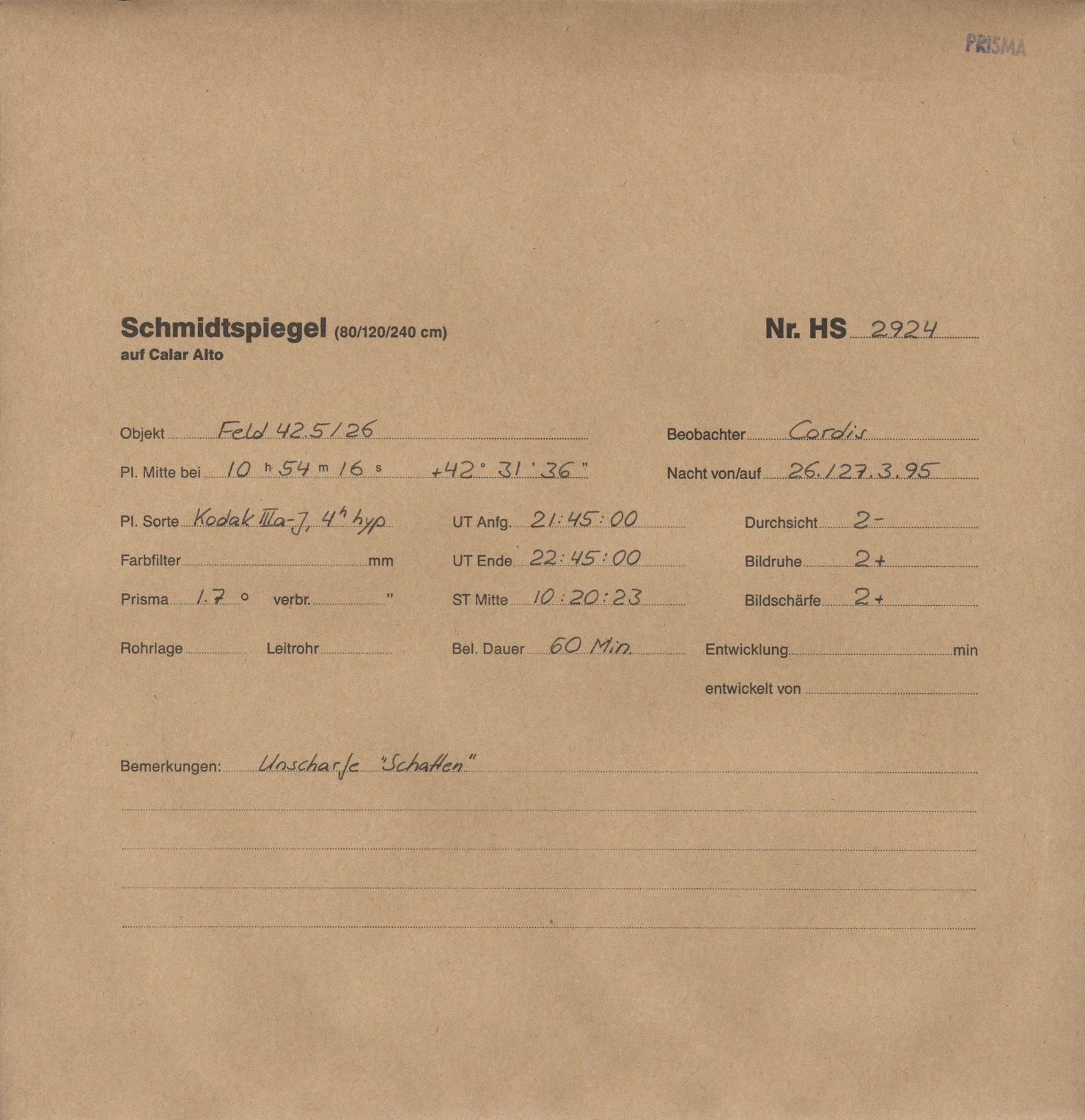 Plattenhuelle HS02924