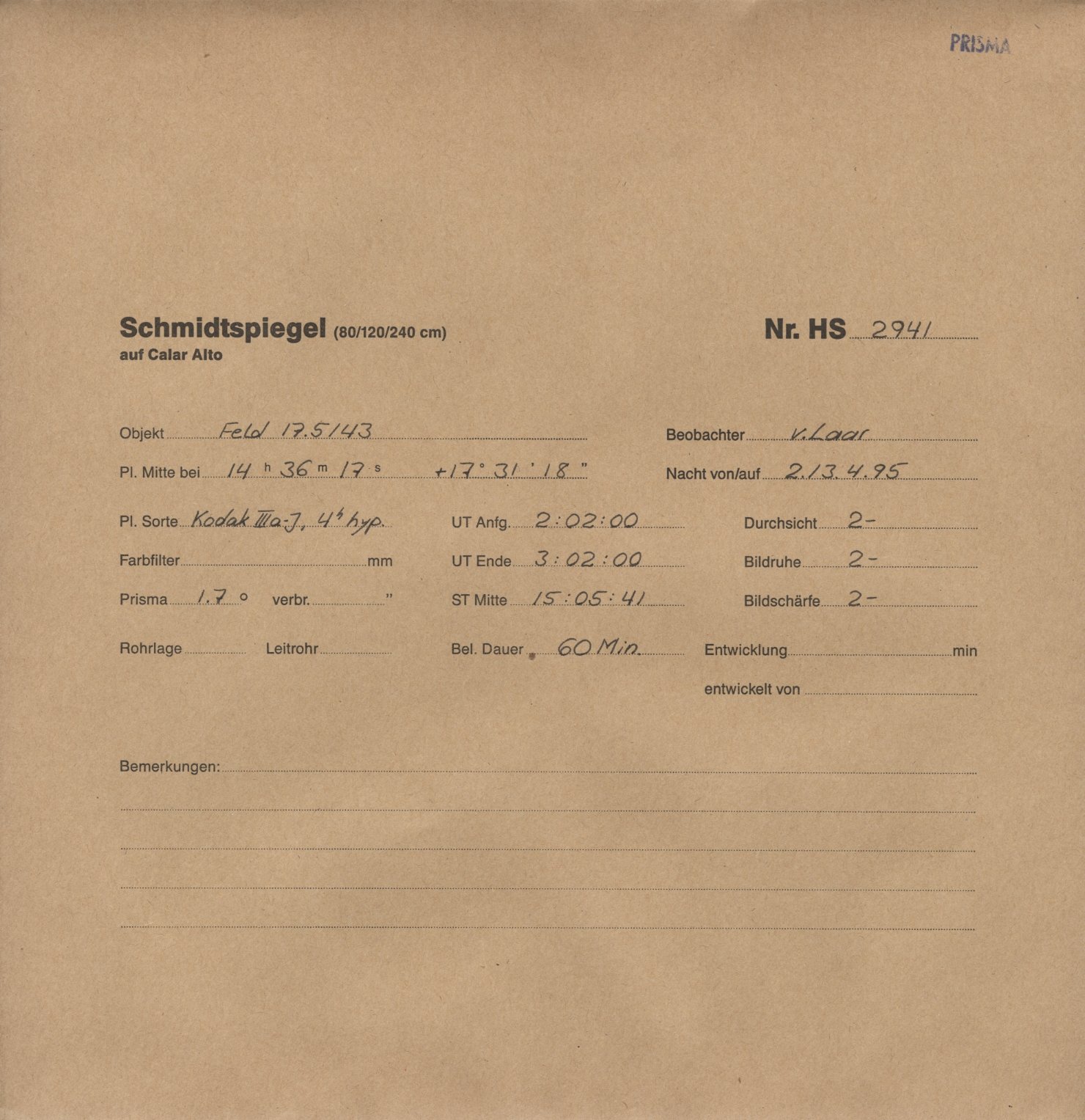 Plattenhuelle HS02941