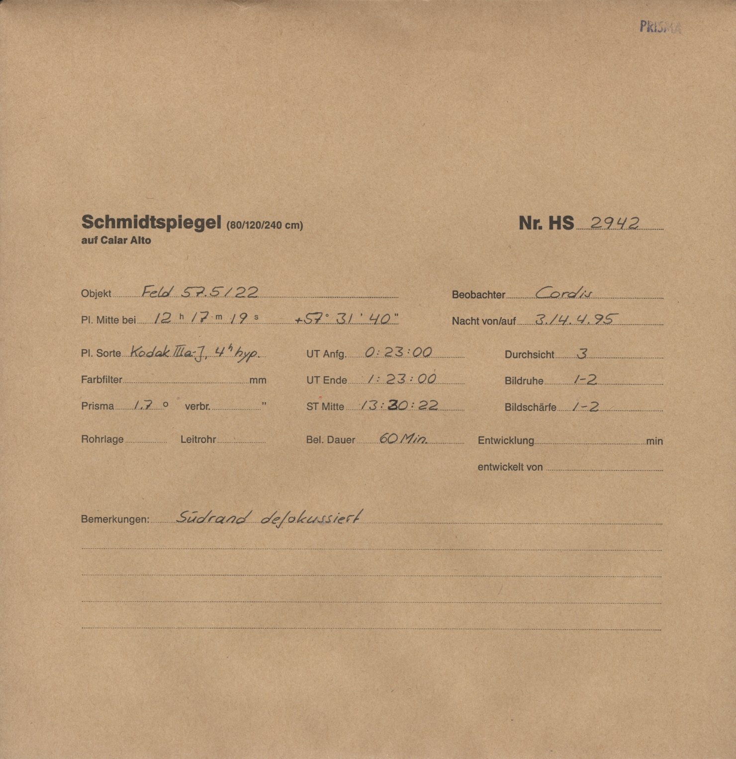 Plattenhuelle HS02942