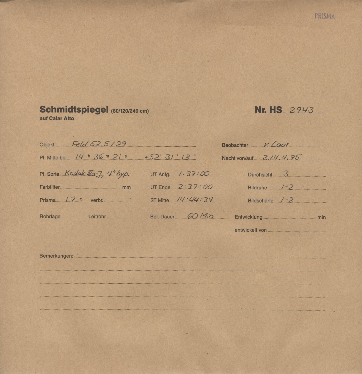 Plattenhuelle HS02943