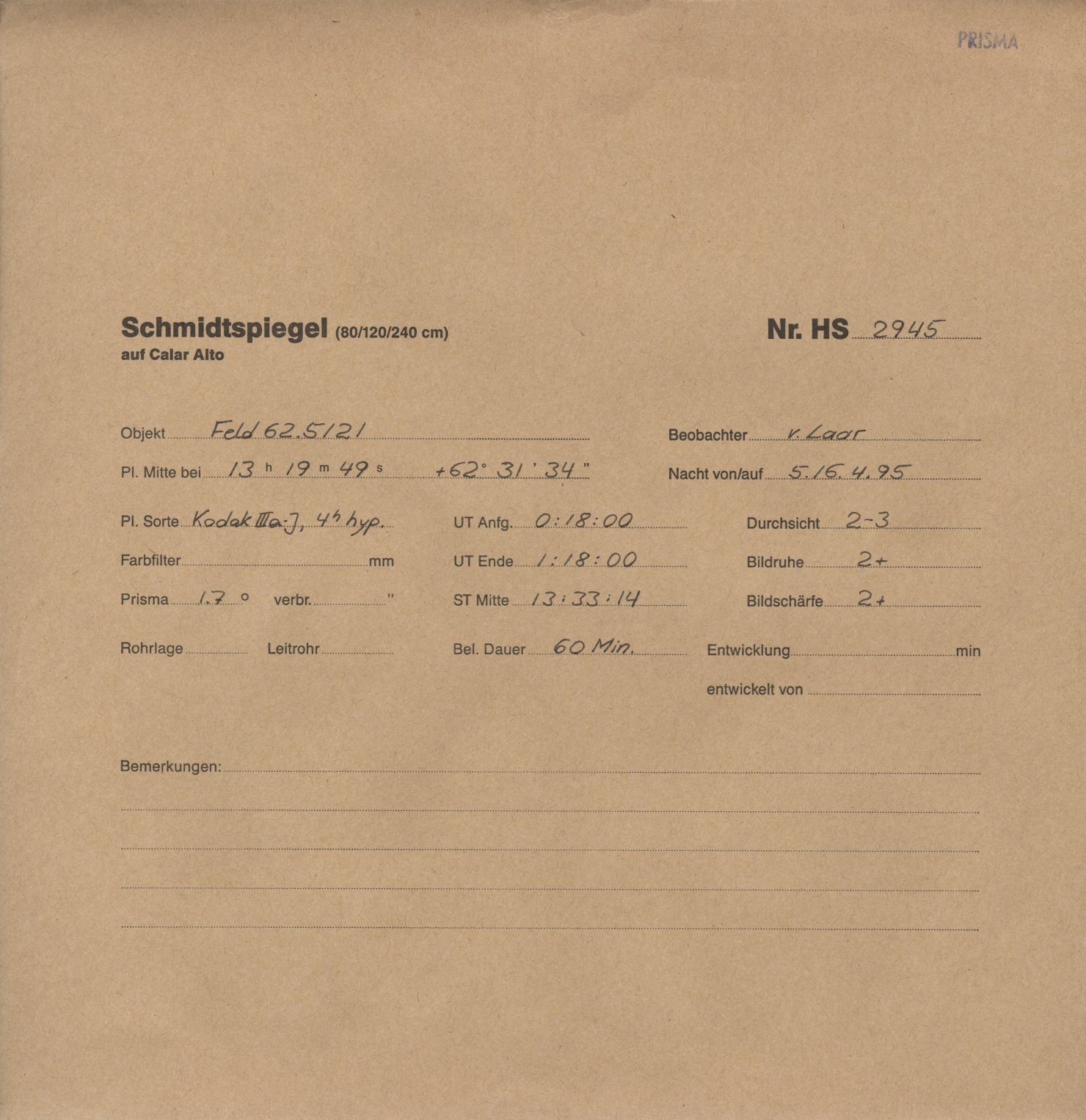 Plattenhuelle HS02945