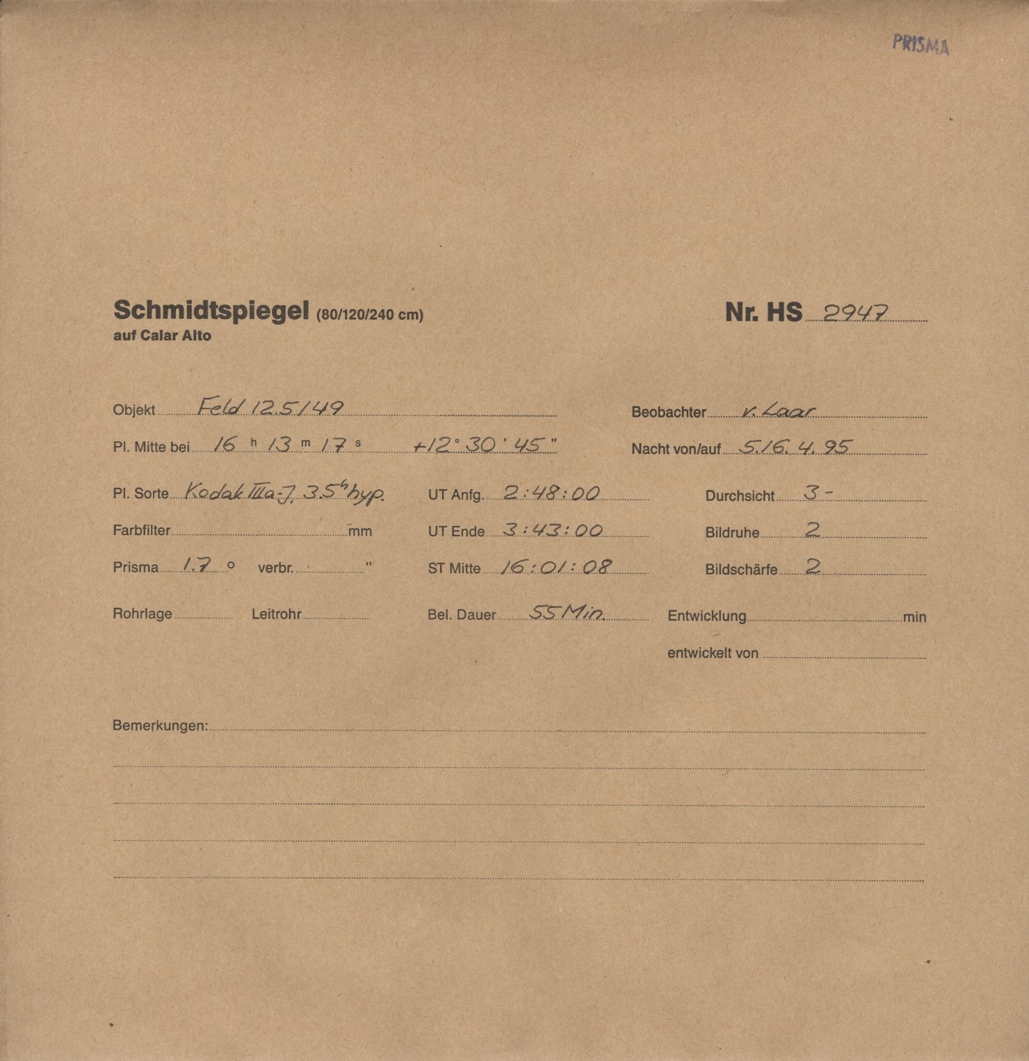 Plattenhuelle HS02947