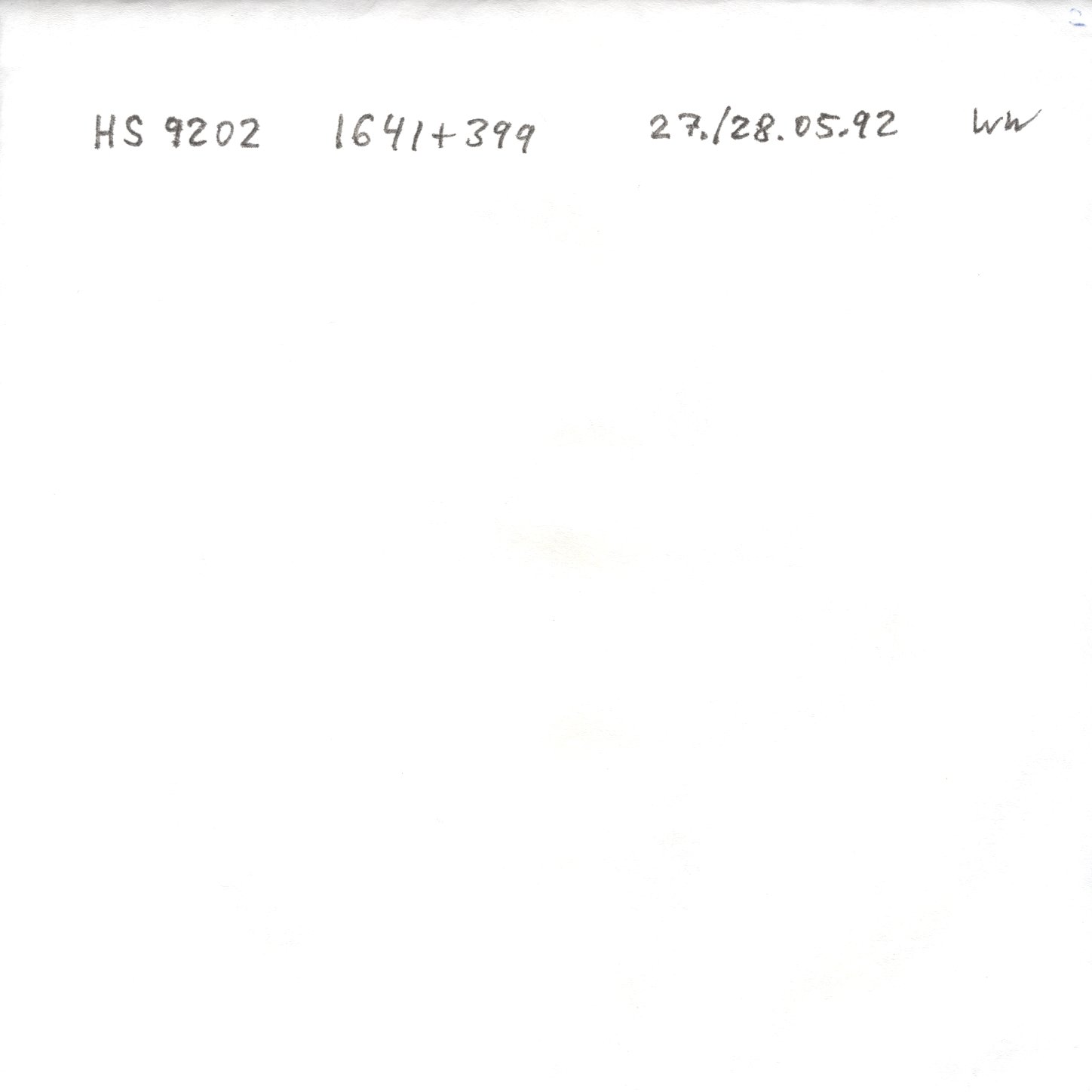 Plattenhuelle HS09202
