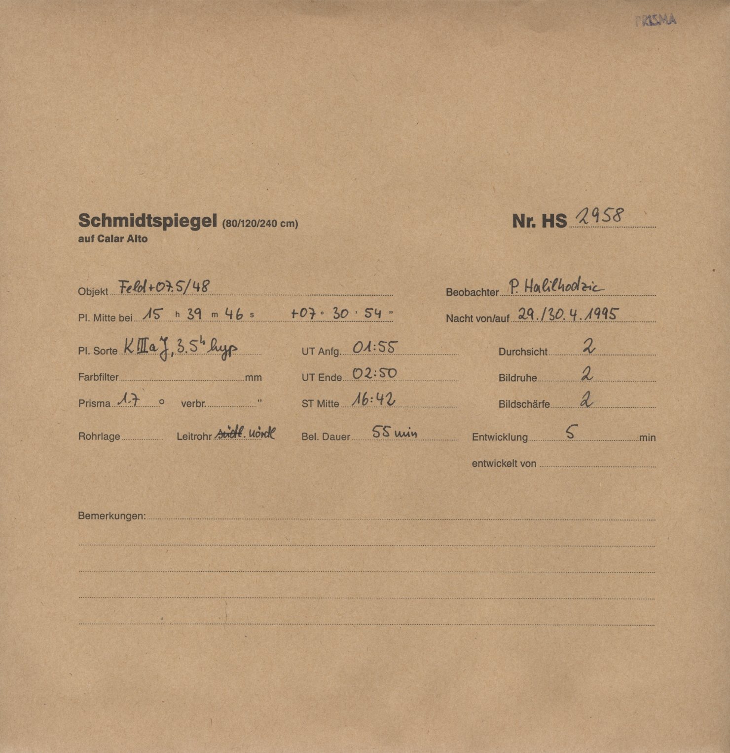 Plattenhuelle HS02958