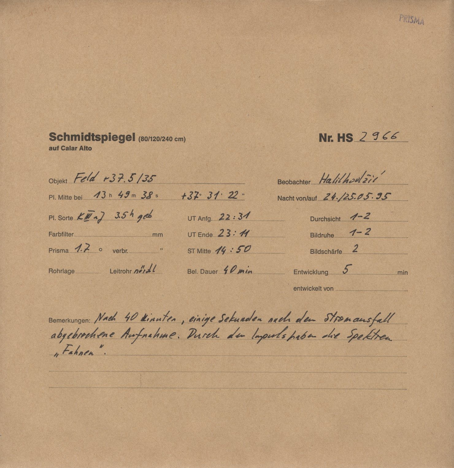 Plattenhuelle HS02966