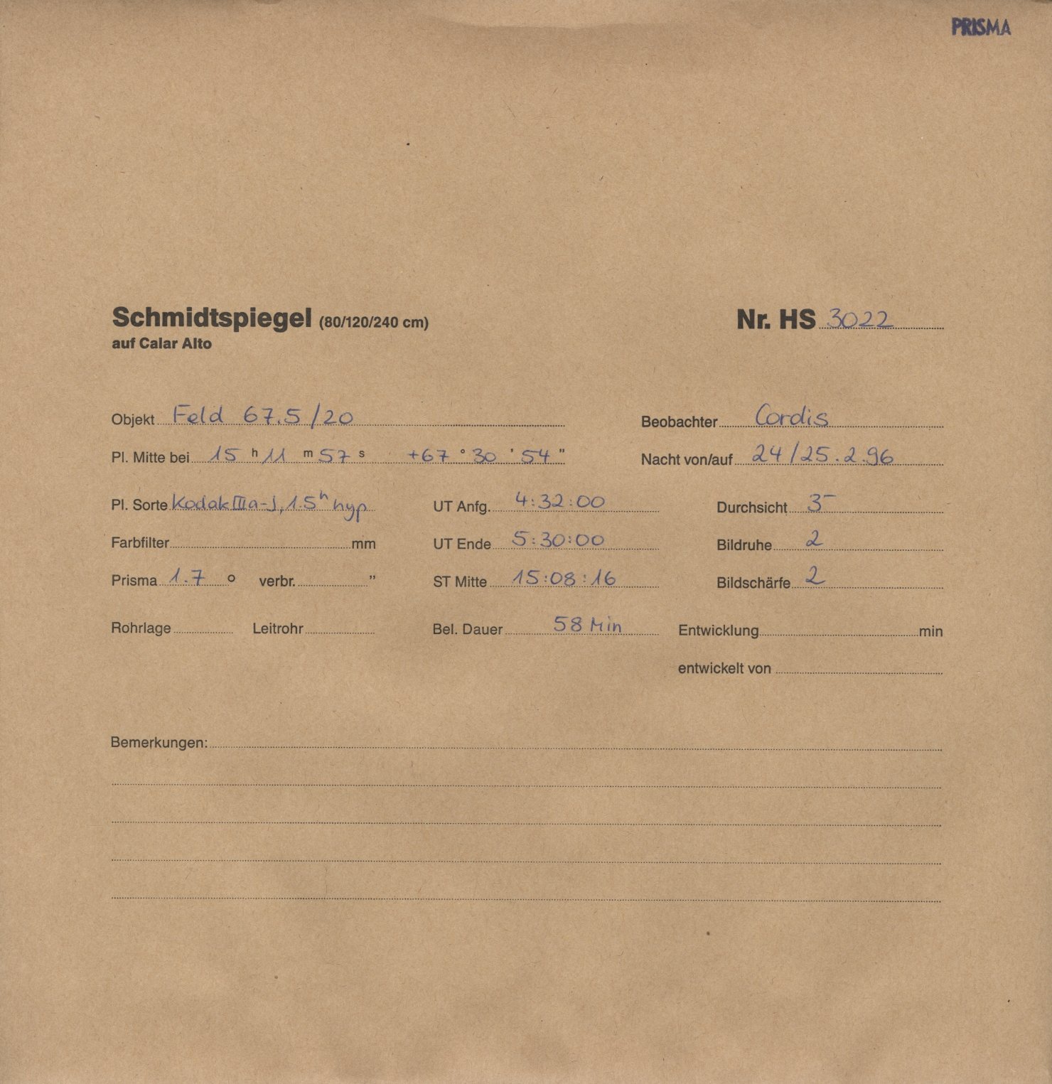 Plattenhuelle HS03022