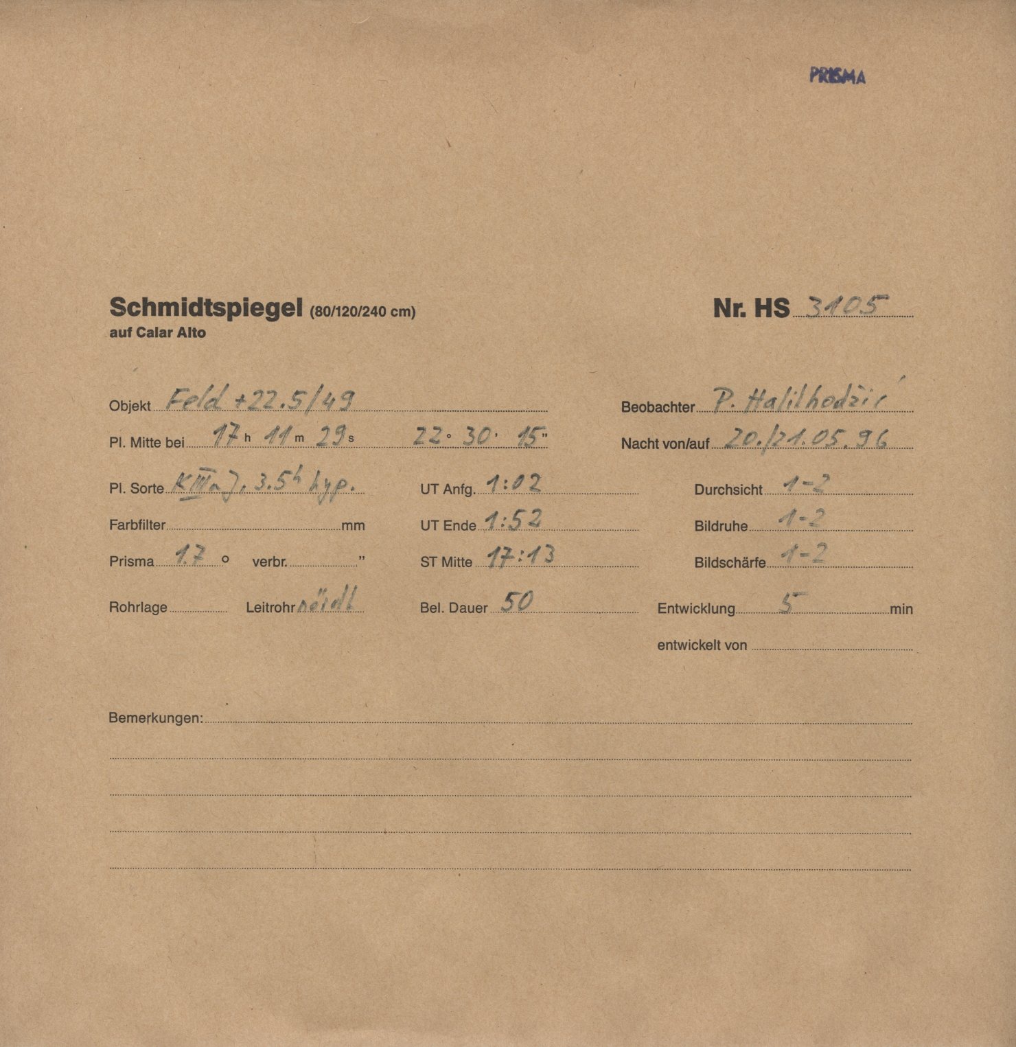 Plattenhuelle HS03105