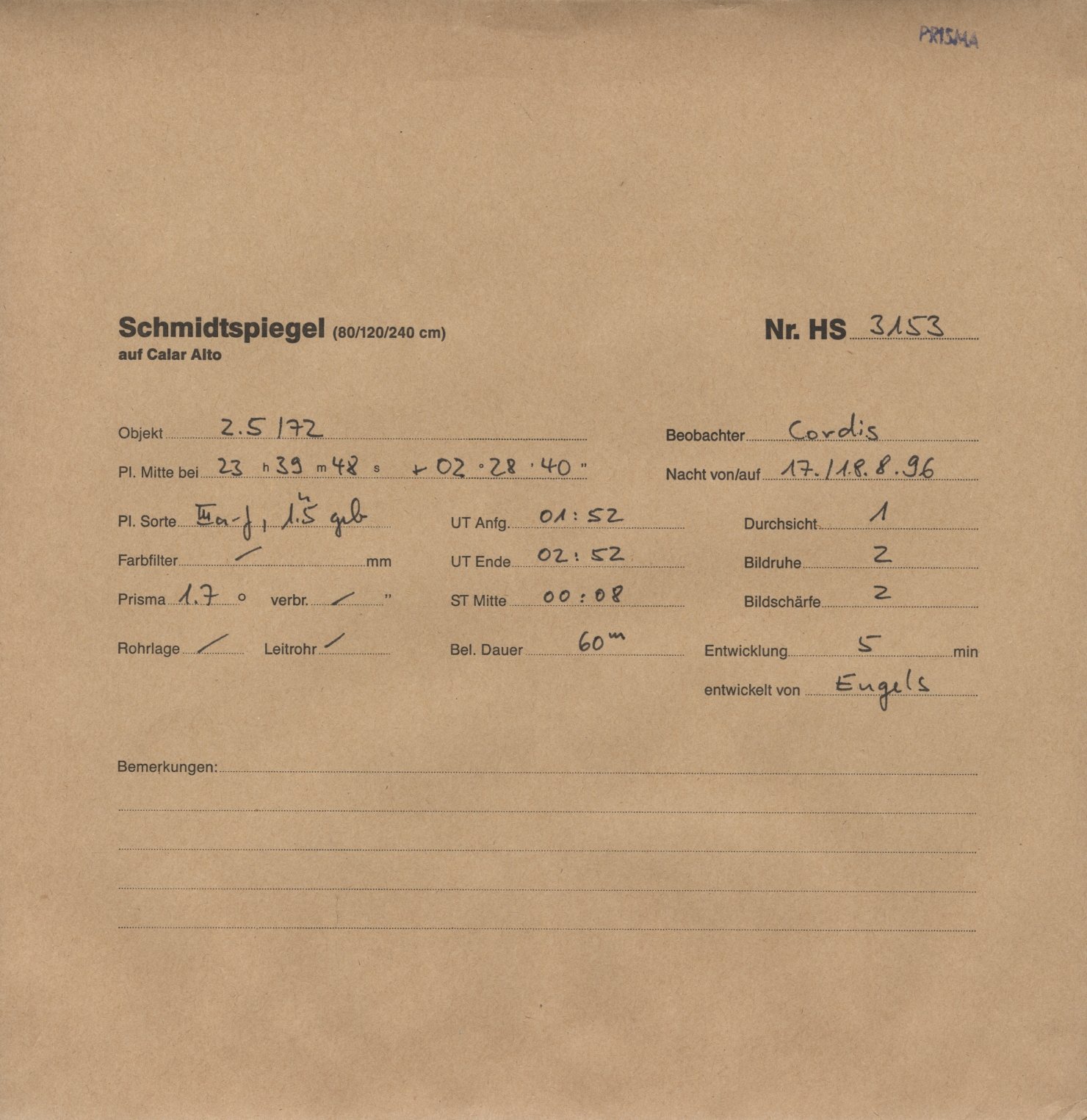 Plattenhuelle HS03153