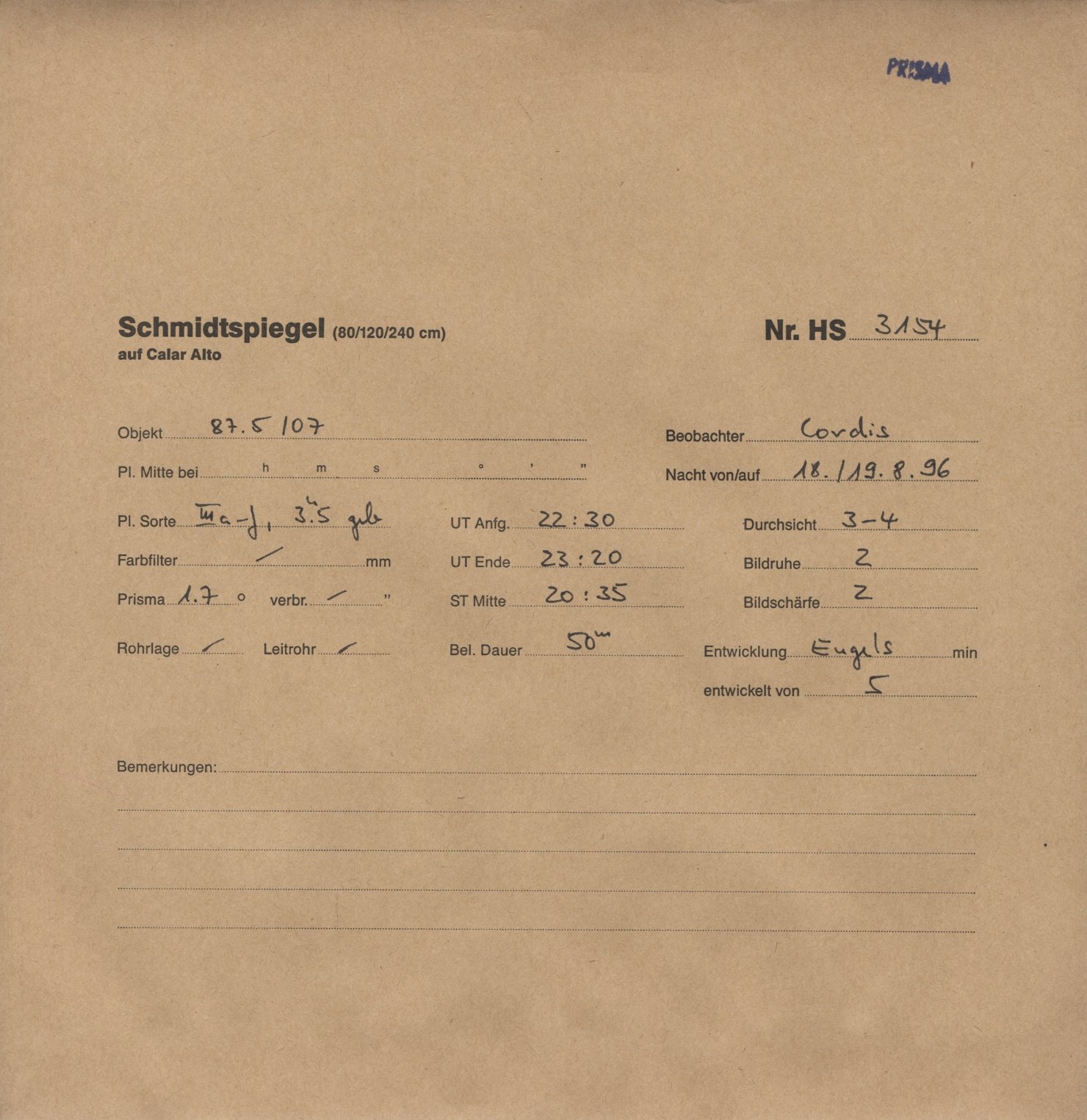 Plattenhuelle HS03154