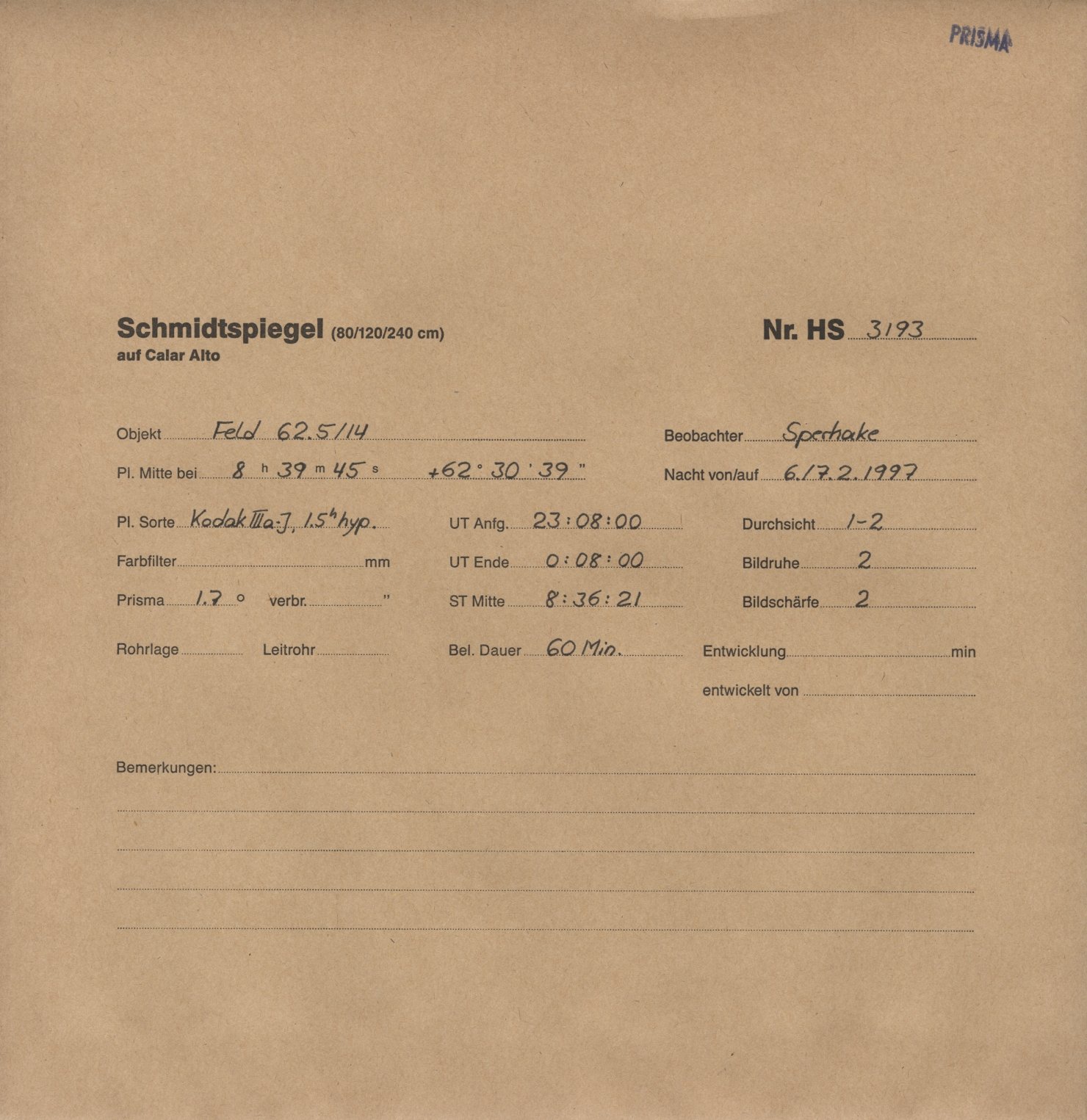 Plattenhuelle HS03193