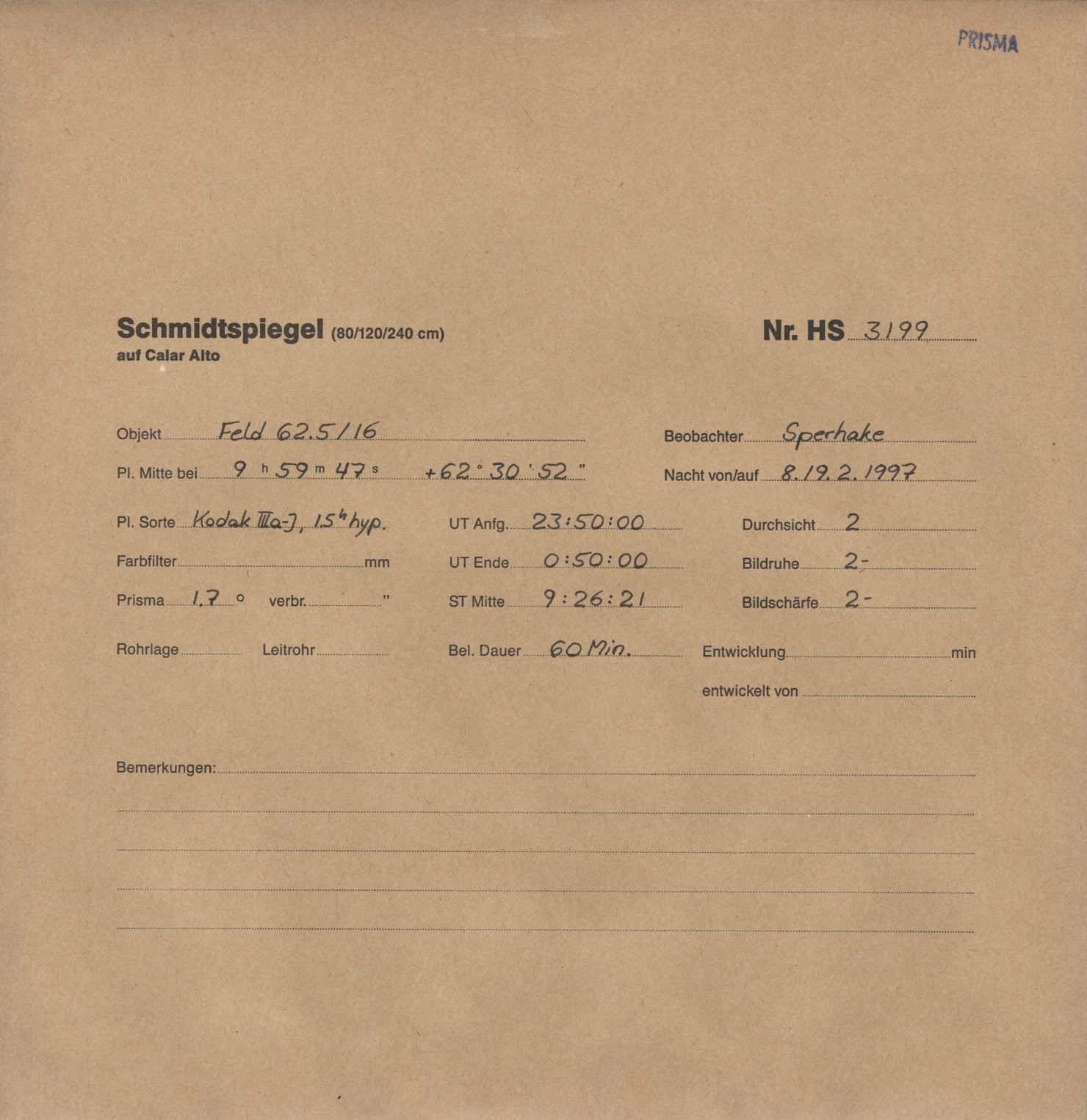 Plattenhuelle HS03199