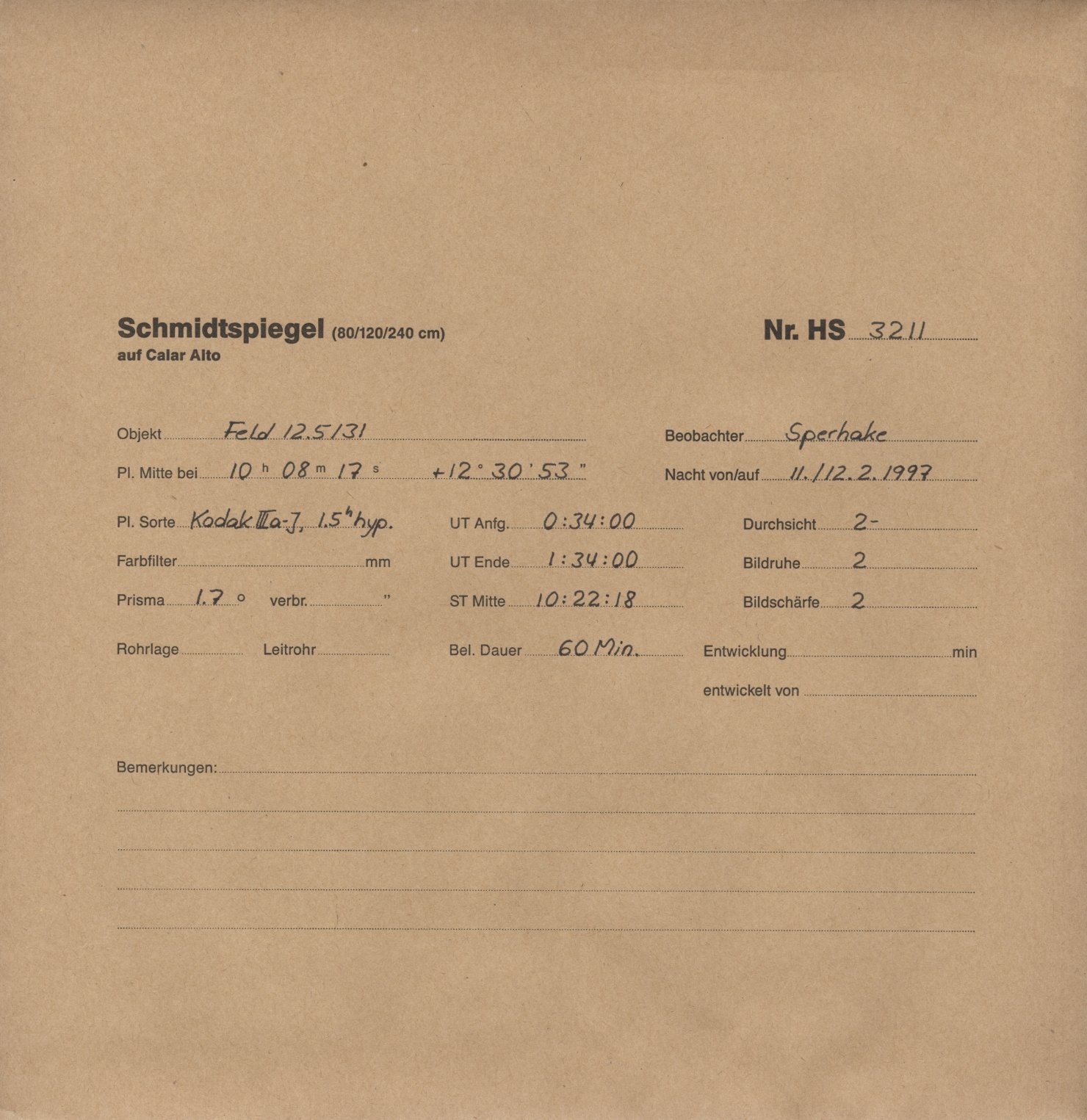 Plattenhuelle HS03211