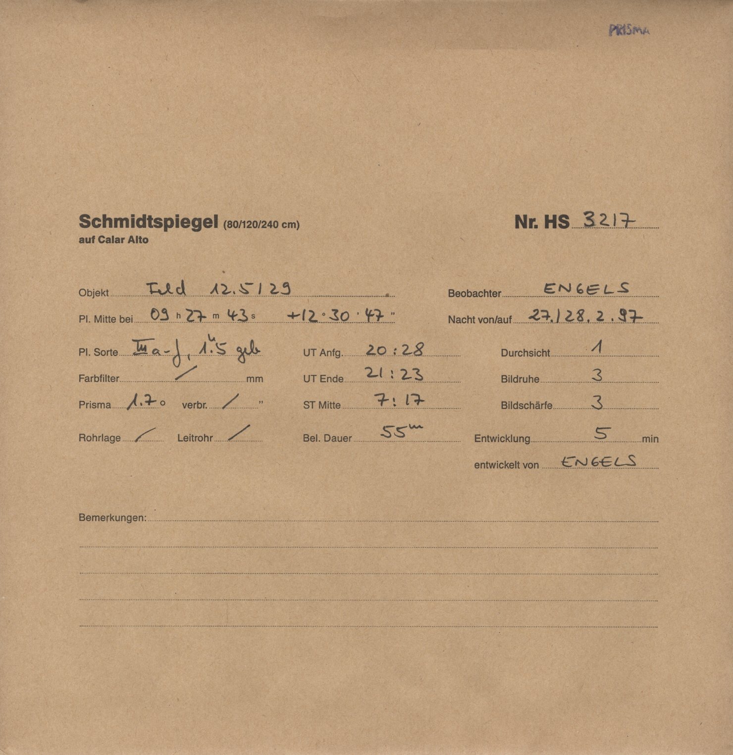 Plattenhuelle HS03217