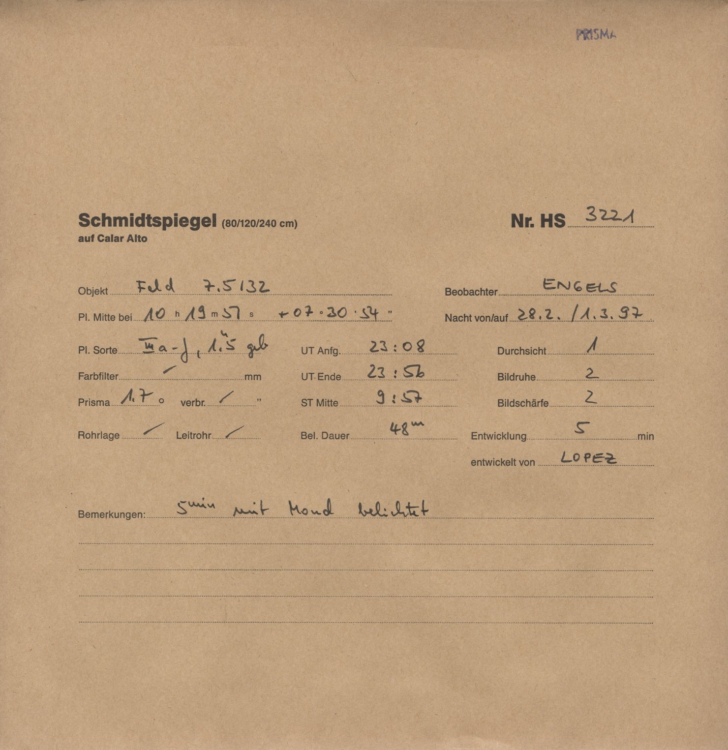 Plattenhuelle HS03221