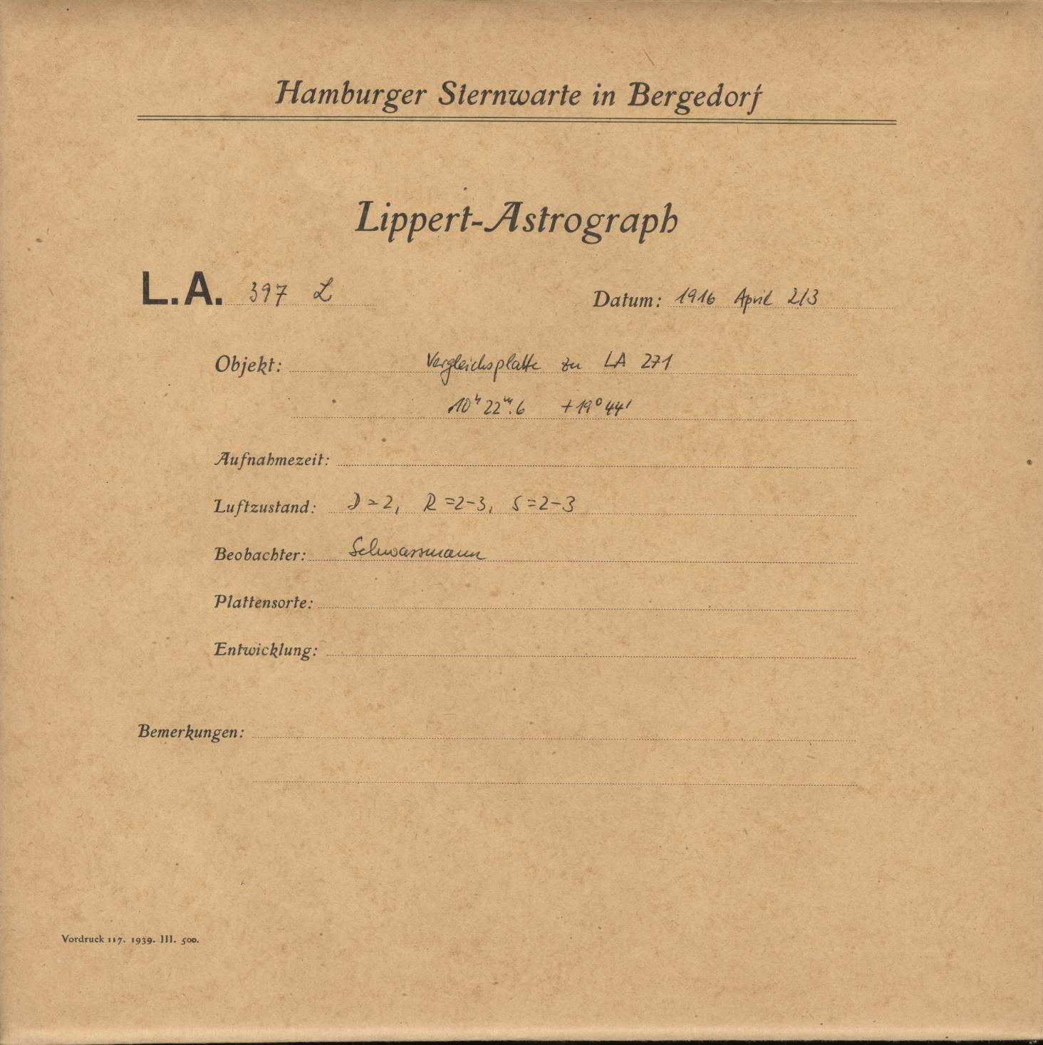Plattenhuelle LA00397
