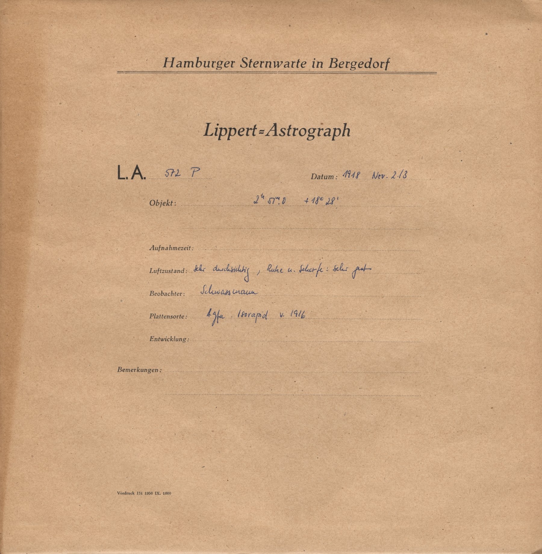 Plattenhuelle LA00572