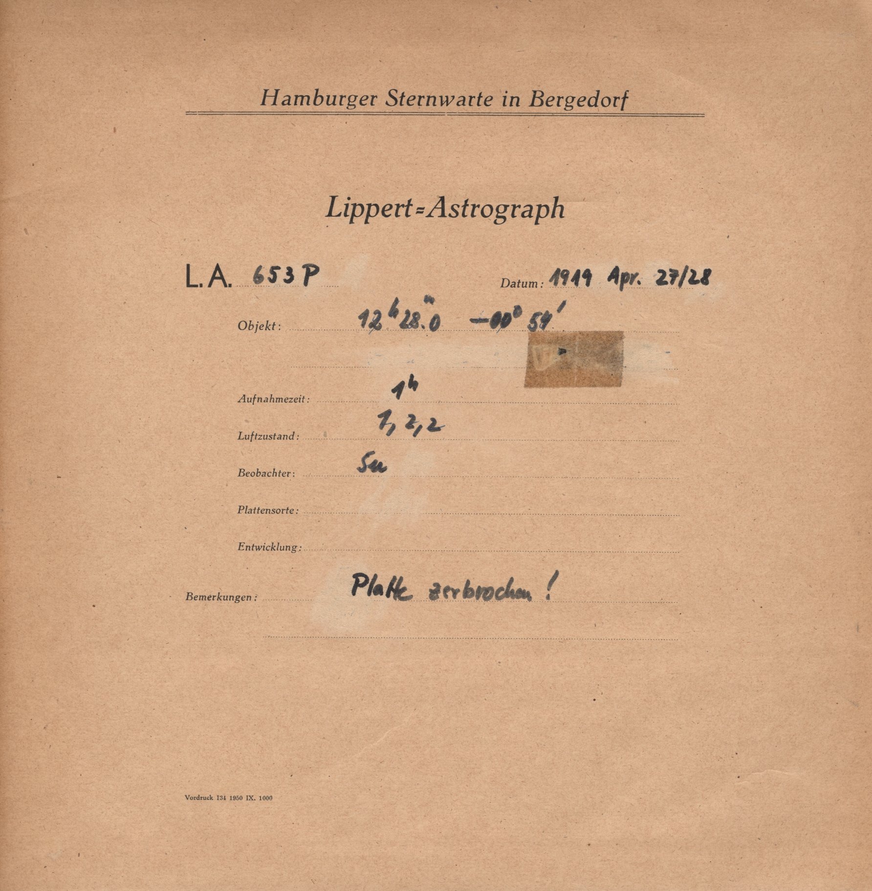Plattenhuelle LA00653