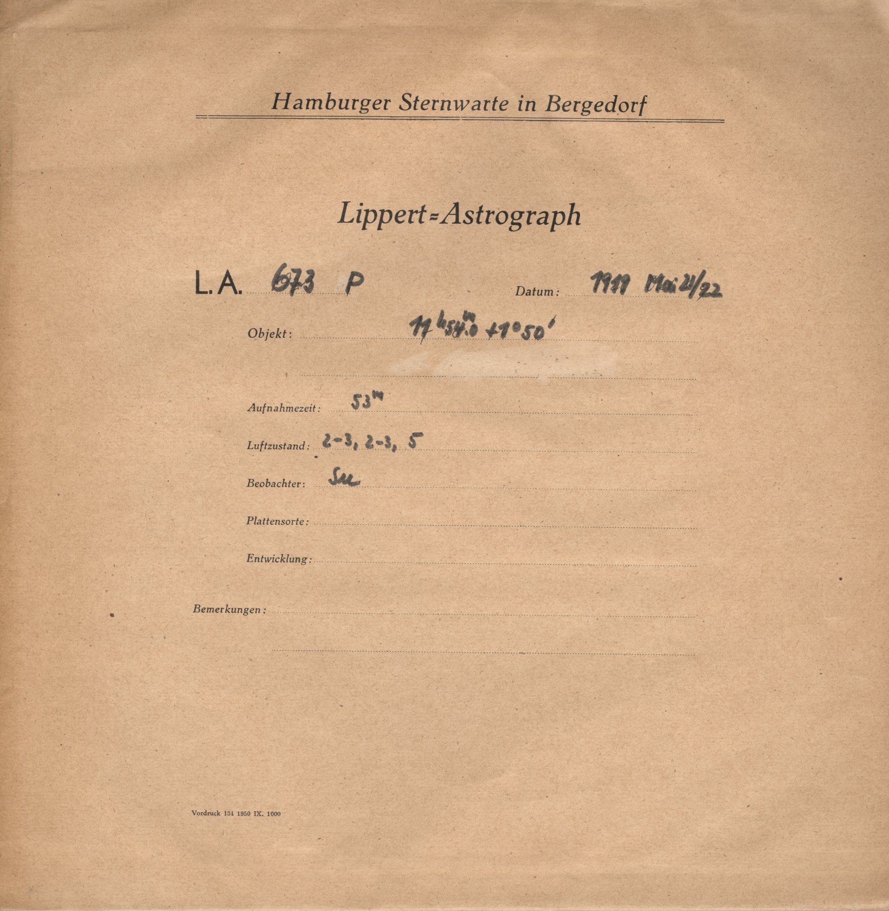 Plattenhuelle LA00673
