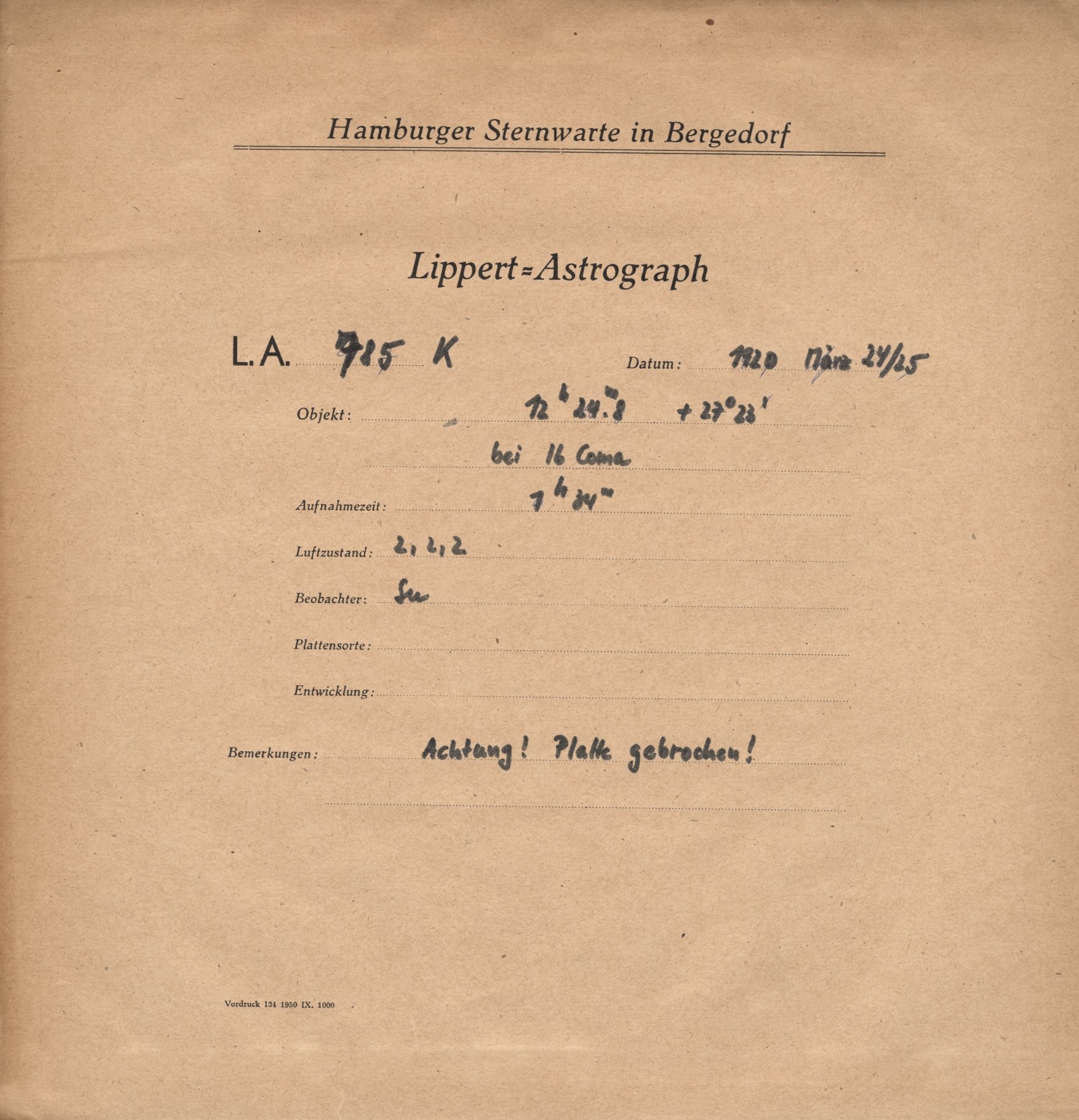 Plattenhuelle LA00785