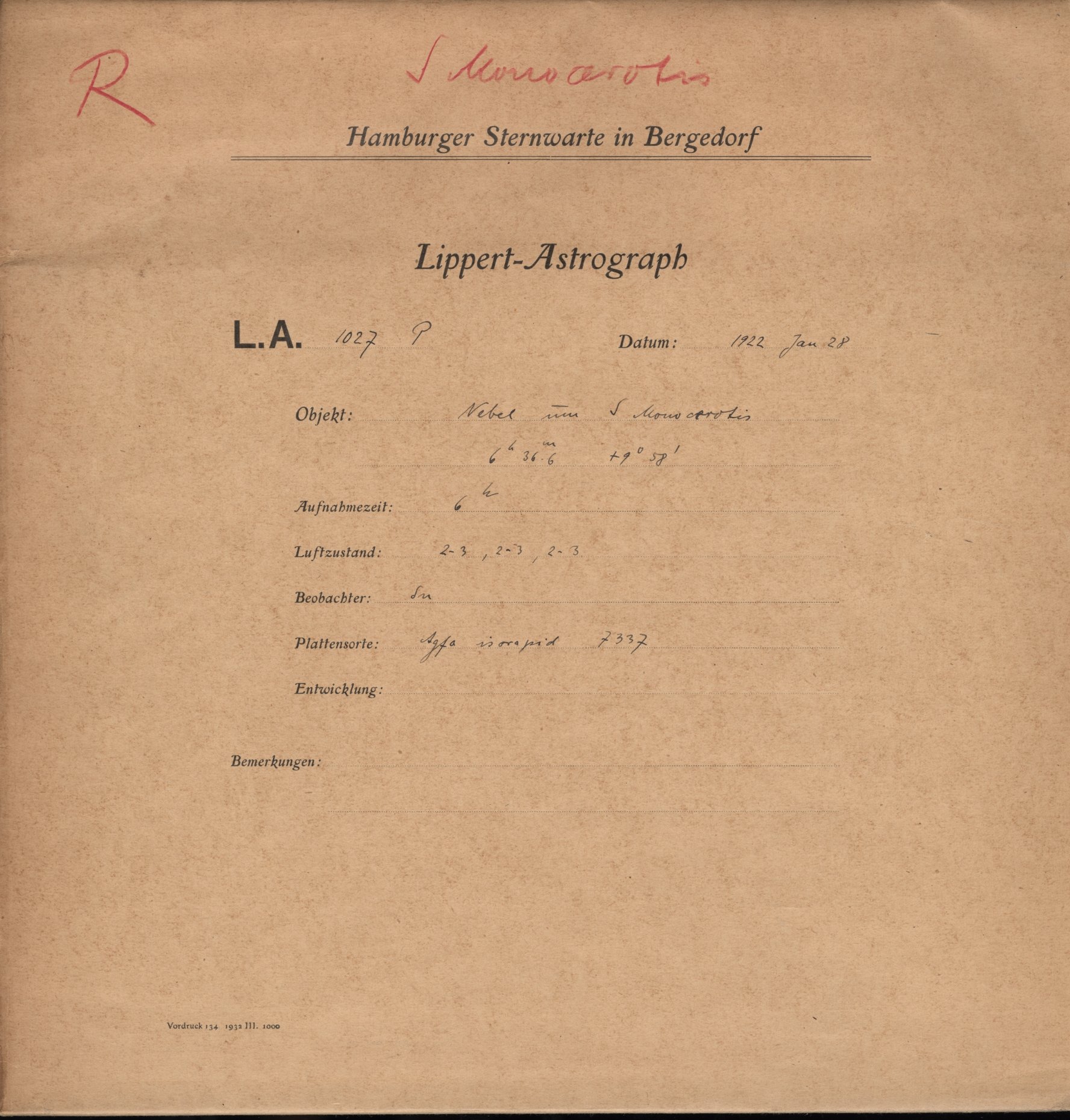 Plattenhuelle LA01027