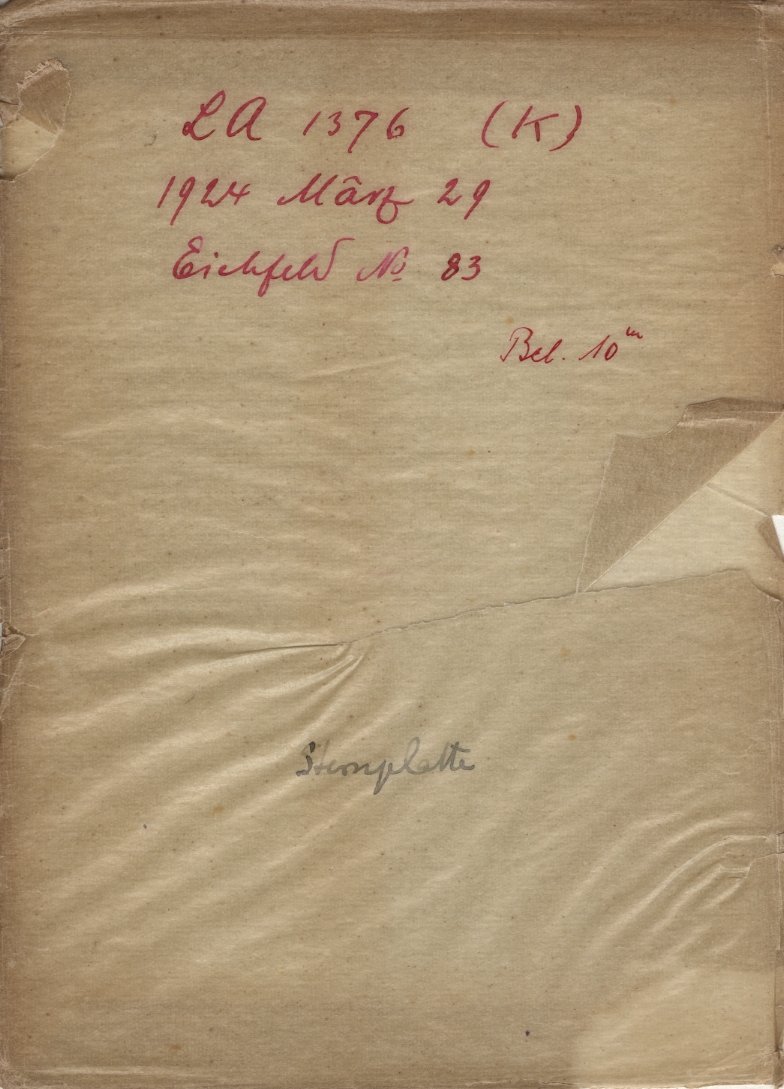 Plattenhuelle LA01376
