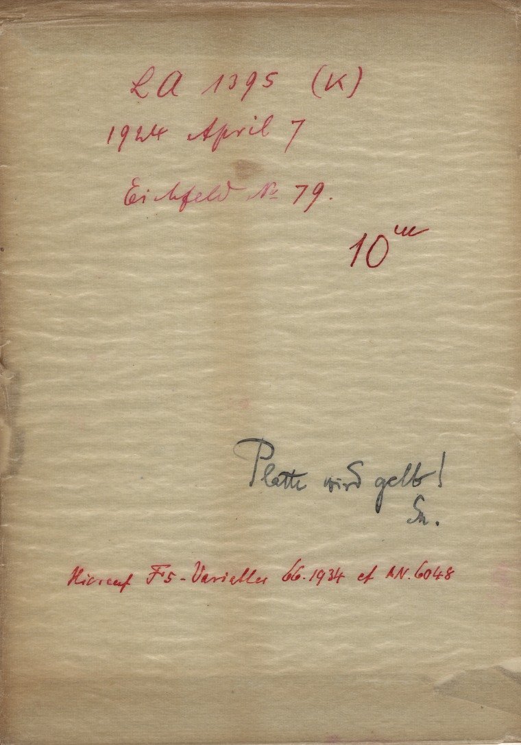 Plattenhuelle LA01395