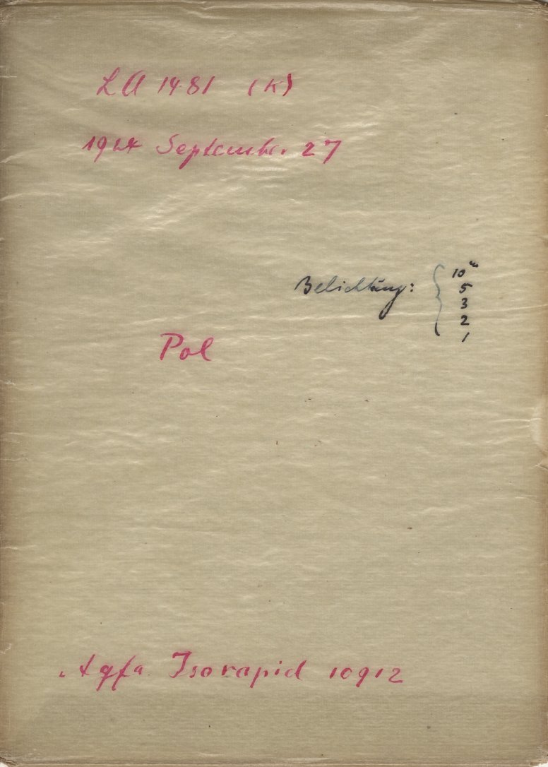 Plattenhuelle LA01481