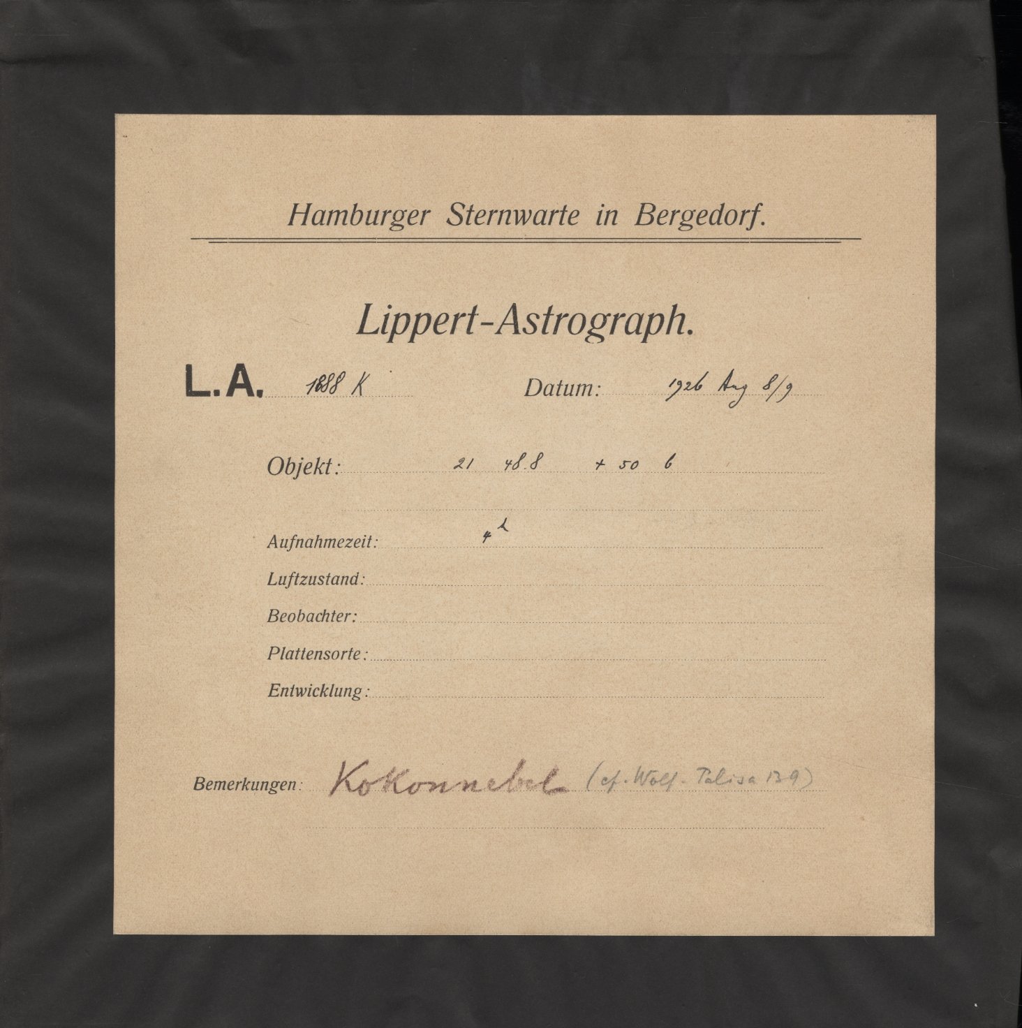 Plattenhuelle LA01888