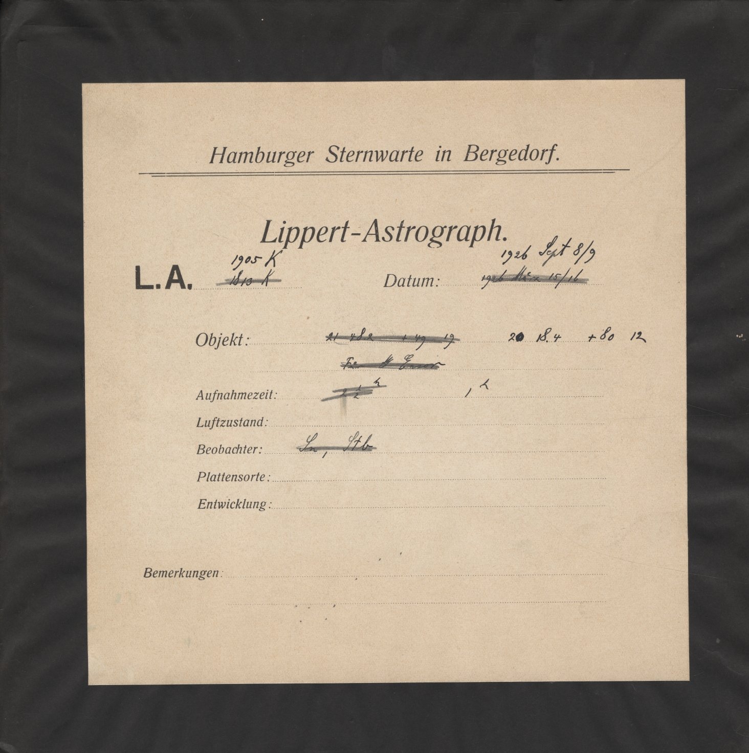 Plattenhuelle LA01905