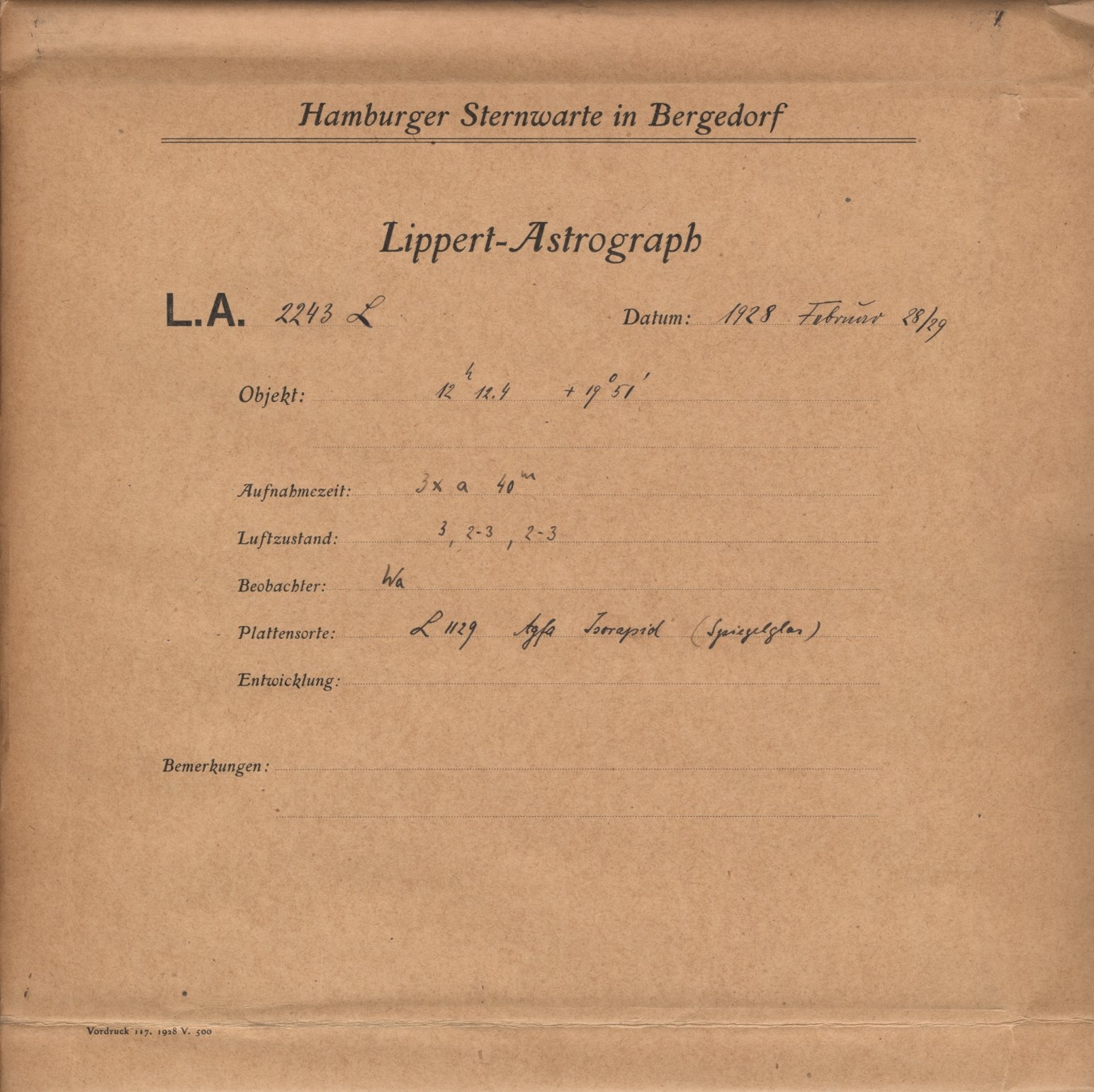 Plattenhuelle LA02243