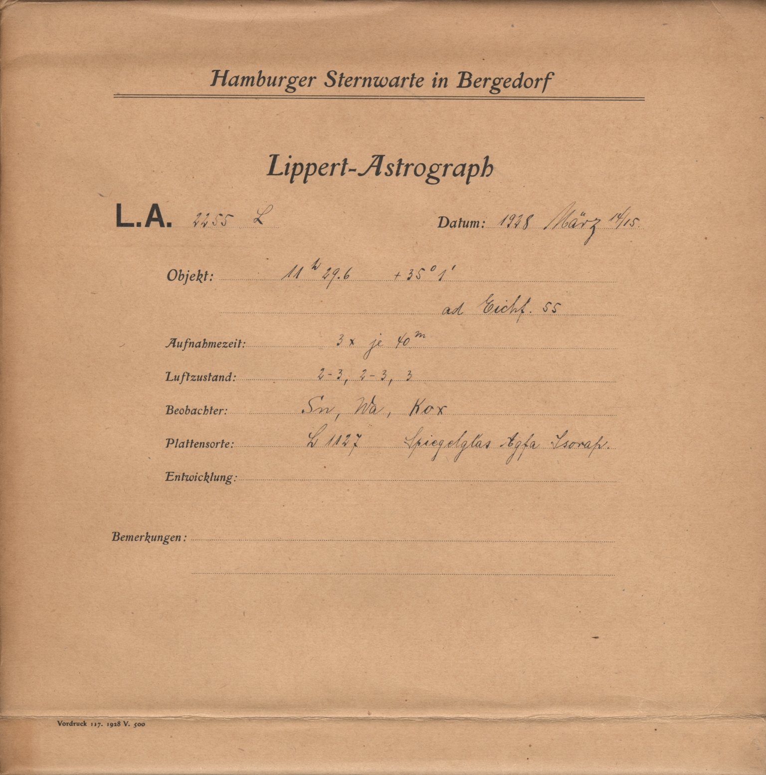 Plattenhuelle LA02255