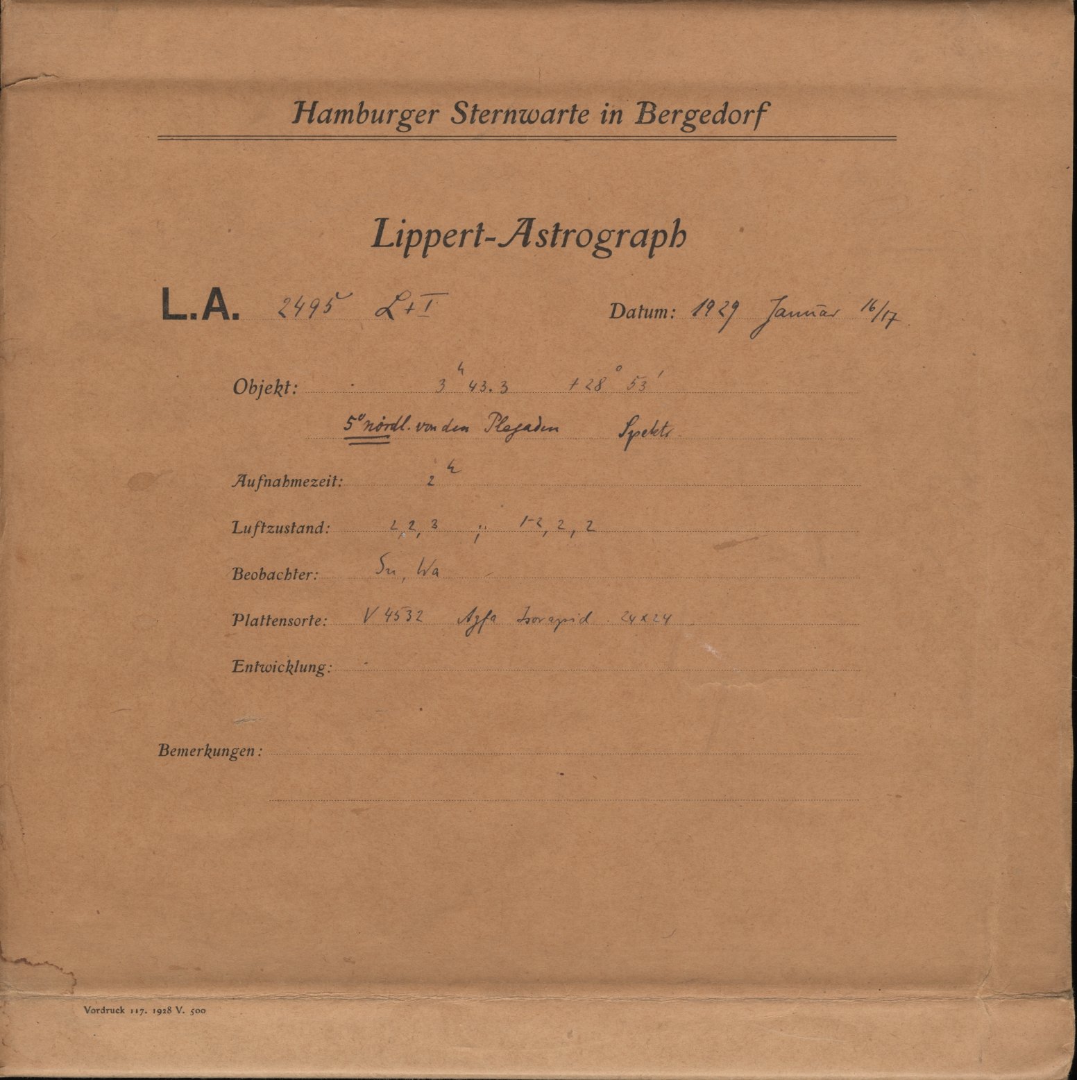 Plattenhuelle LA02495