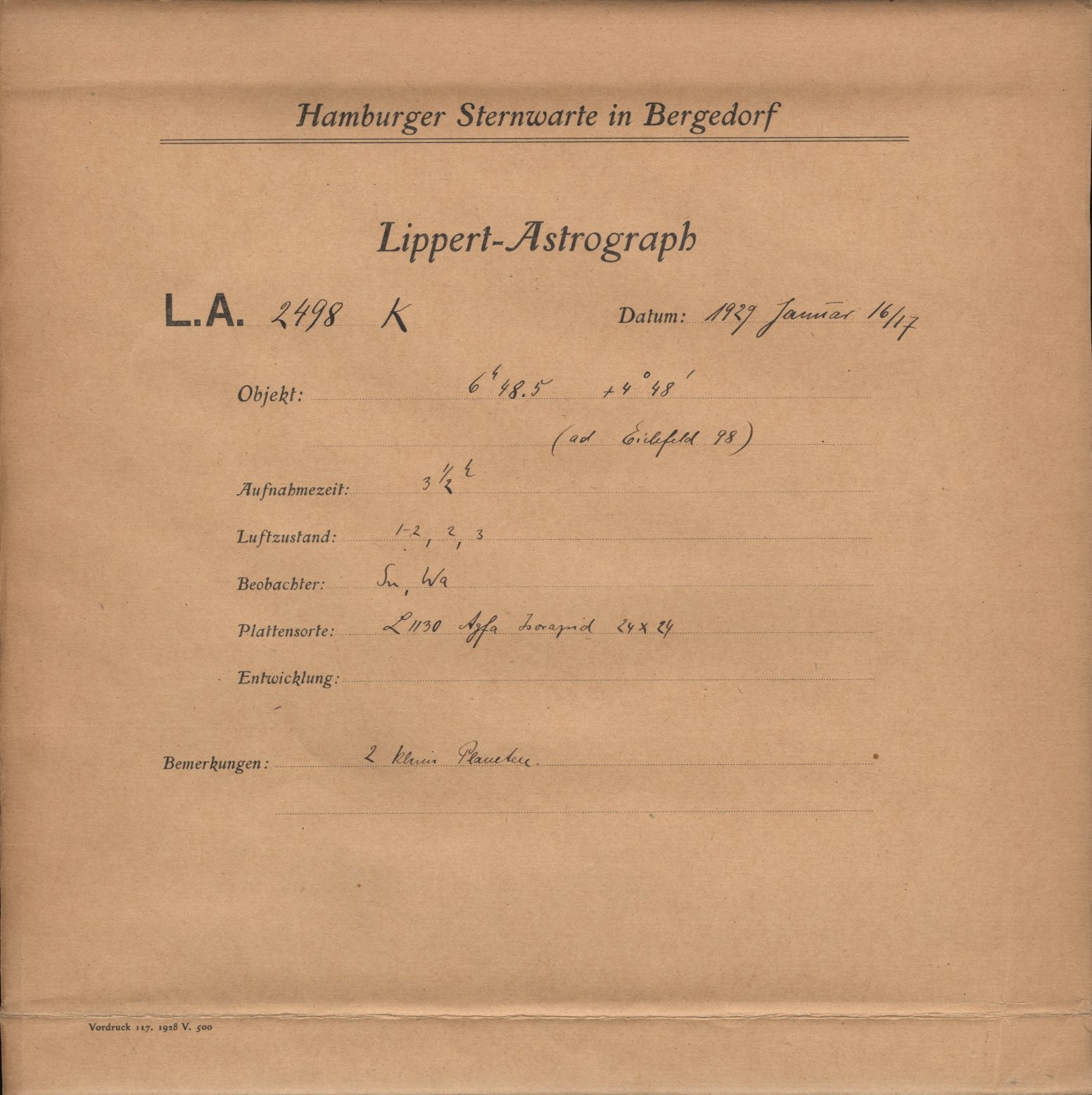 Plattenhuelle LA02498