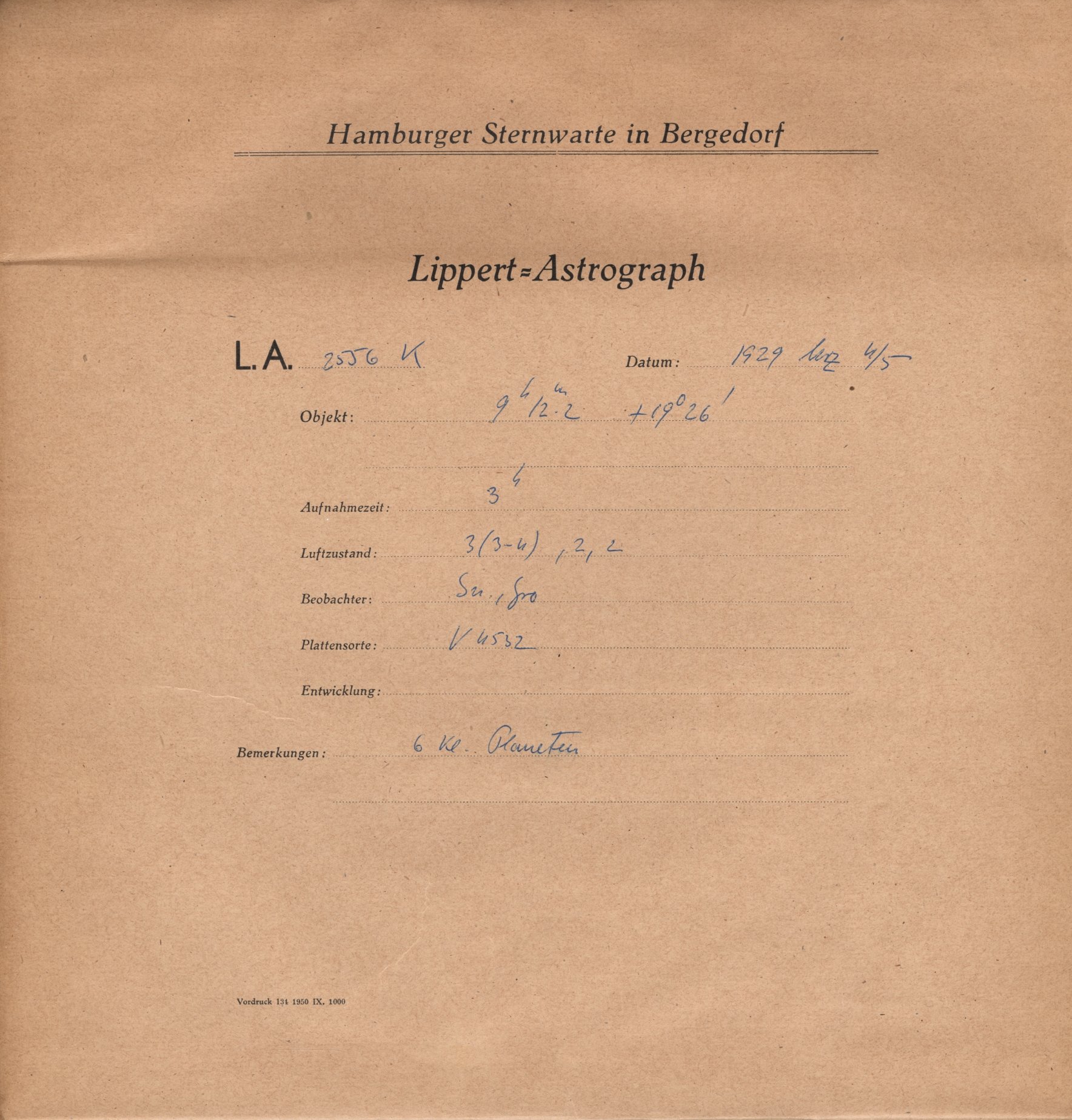 Plattenhuelle LA02556
