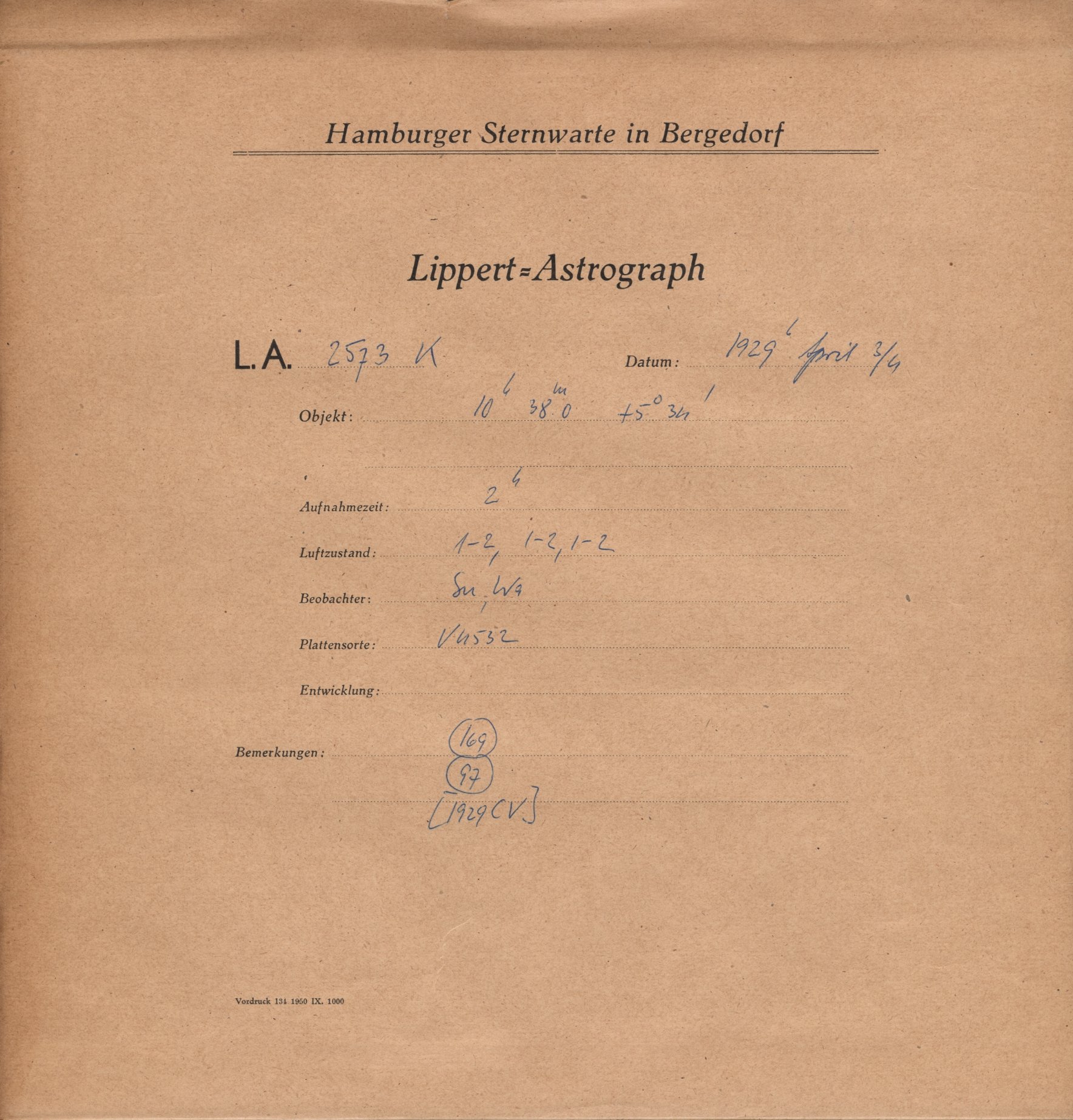 Plattenhuelle LA02573