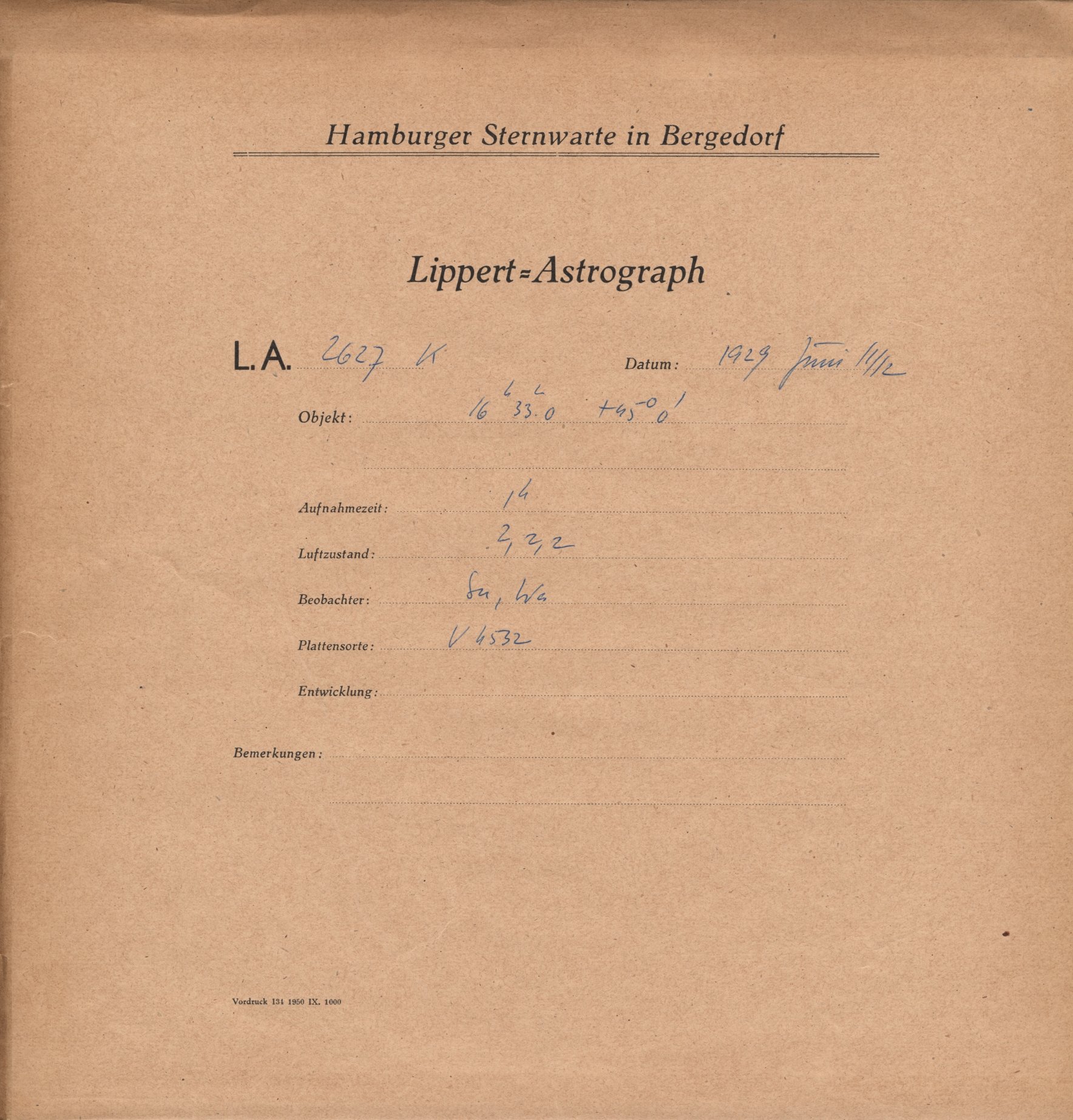 Plattenhuelle LA02627