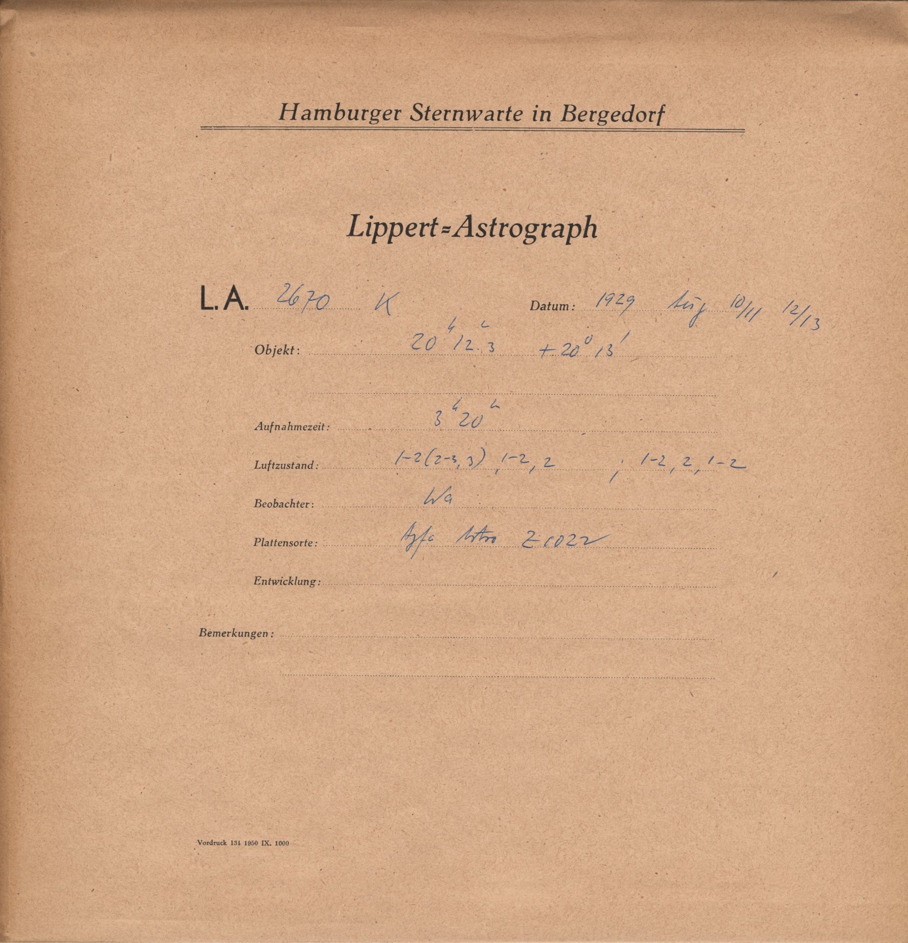 Plattenhuelle LA02670