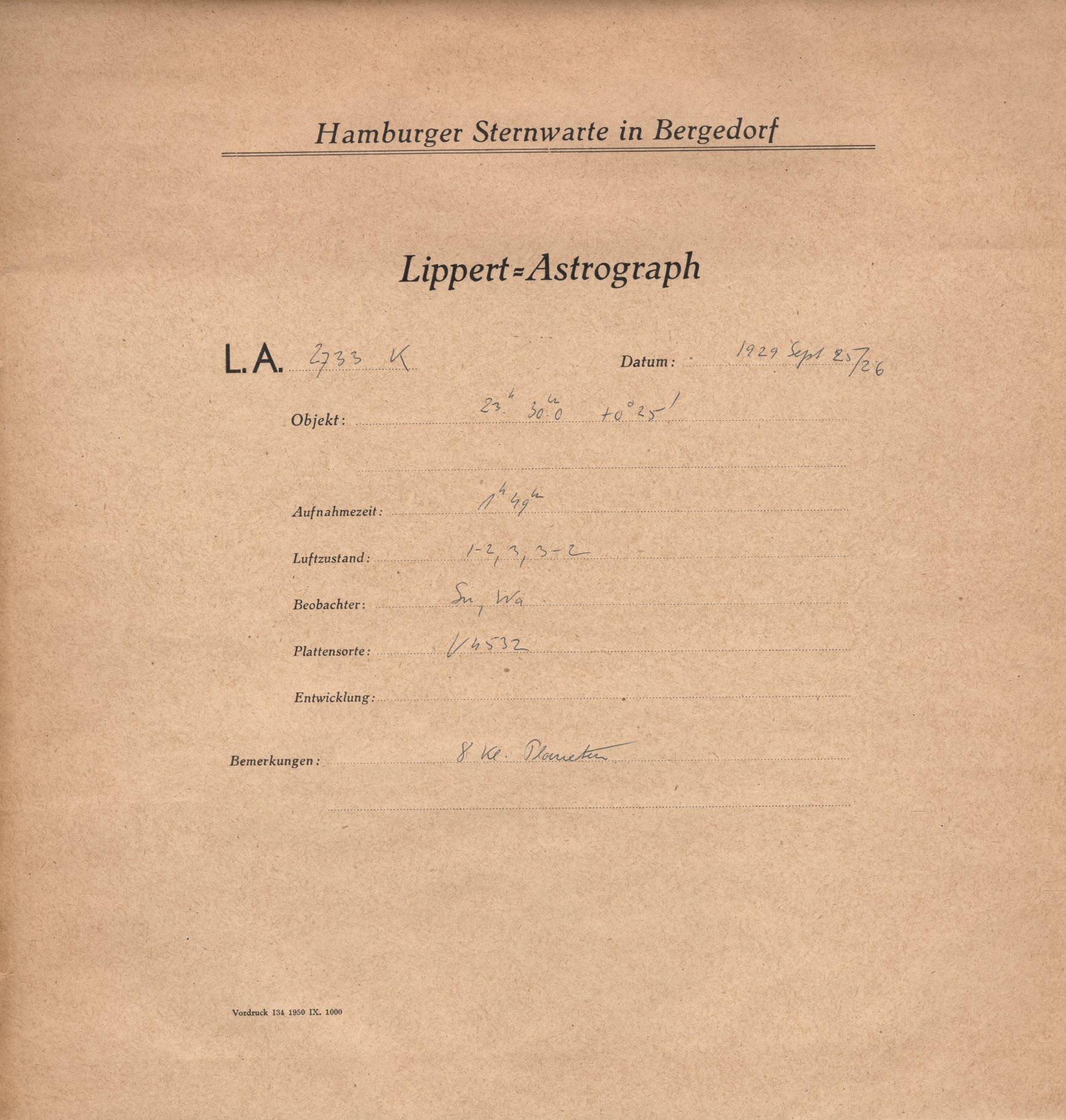 Plattenhuelle LA02733