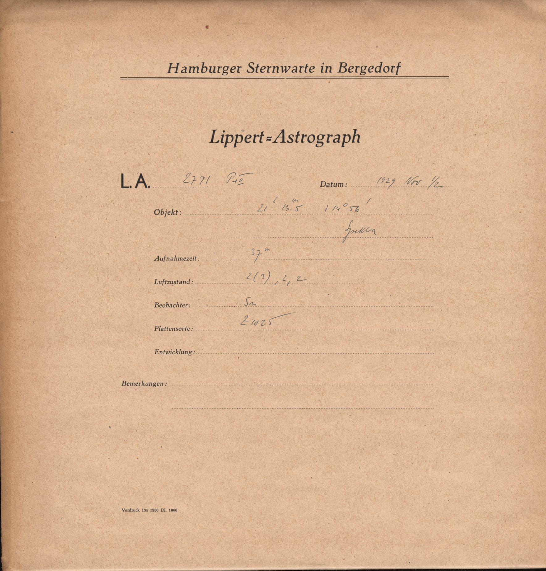 Plattenhuelle LA02791