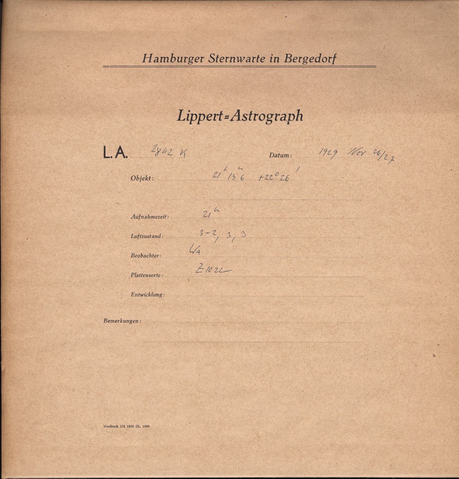 Plattenhuelle LA02842
