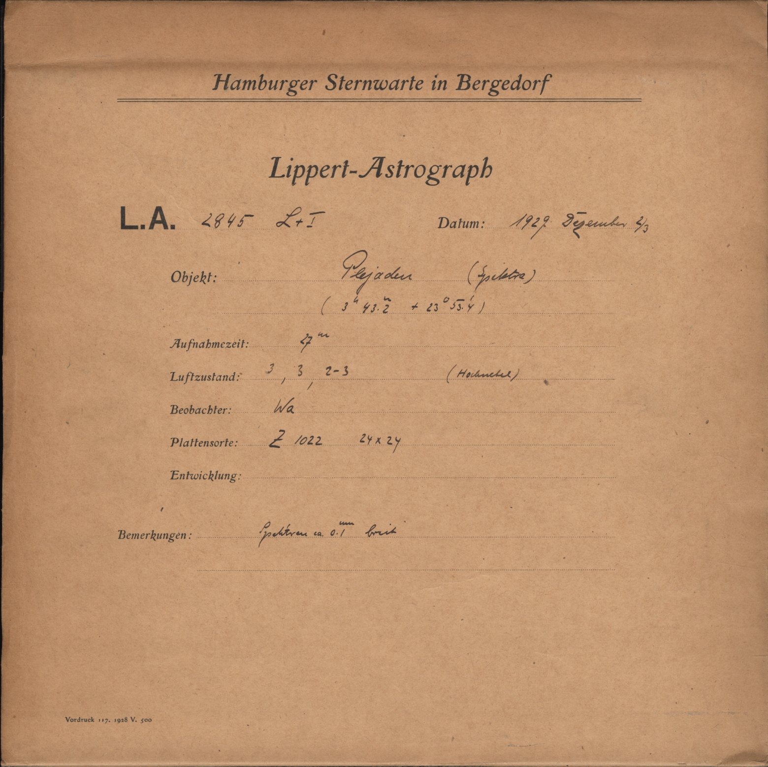 Plattenhuelle LA02845