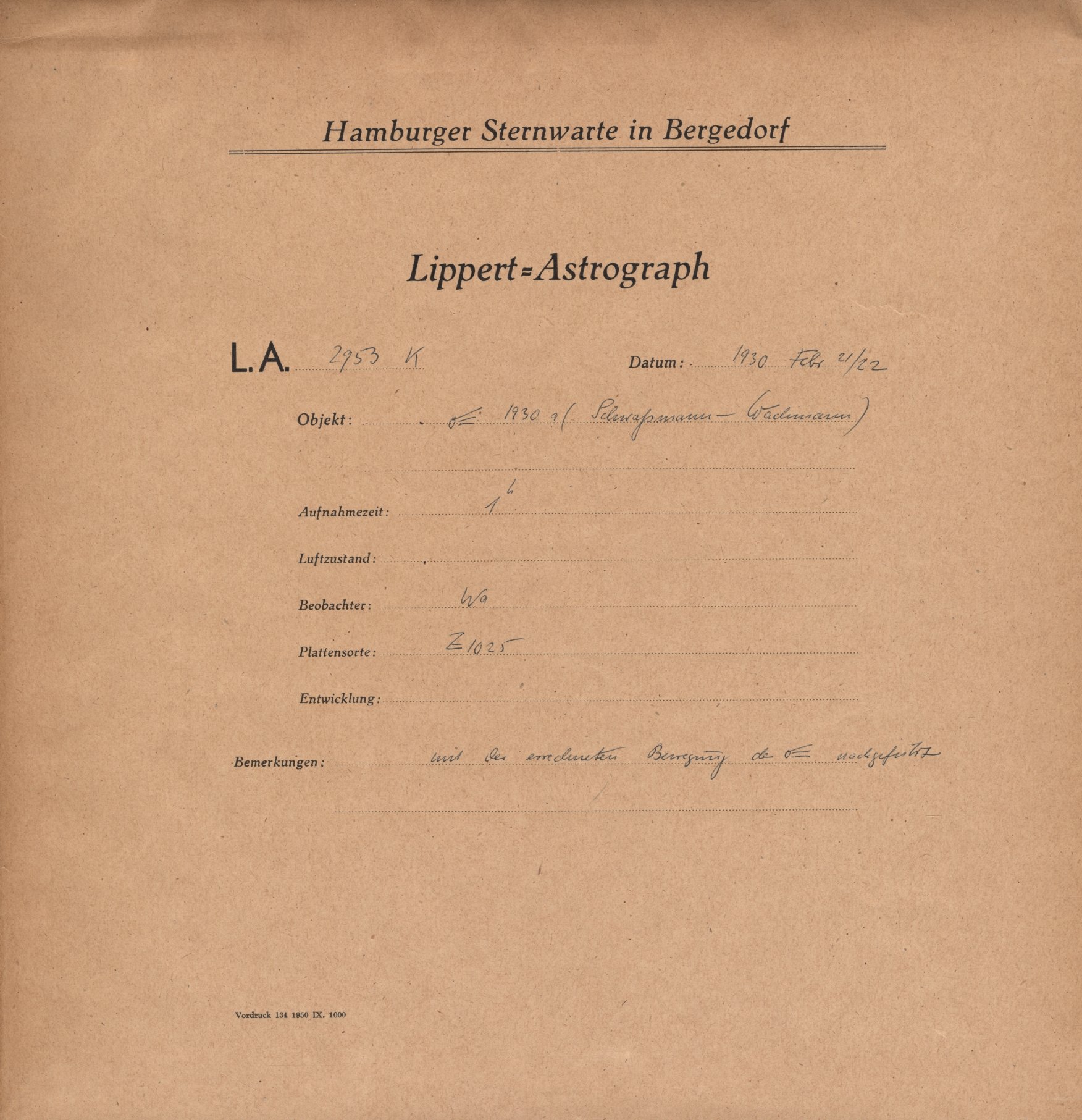 Plattenhuelle LA02953