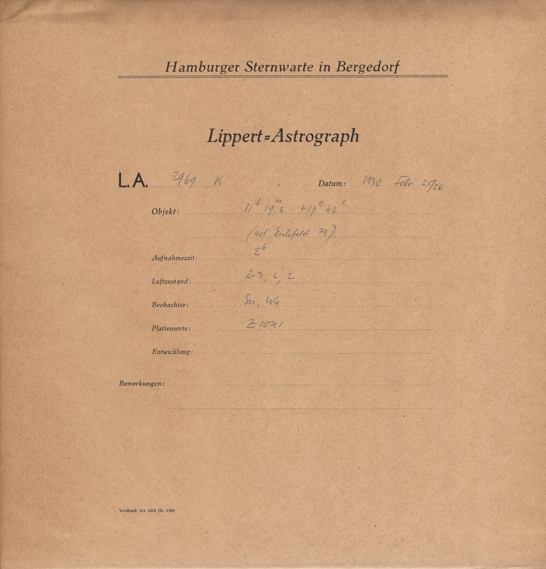 Plattenhuelle LA02969