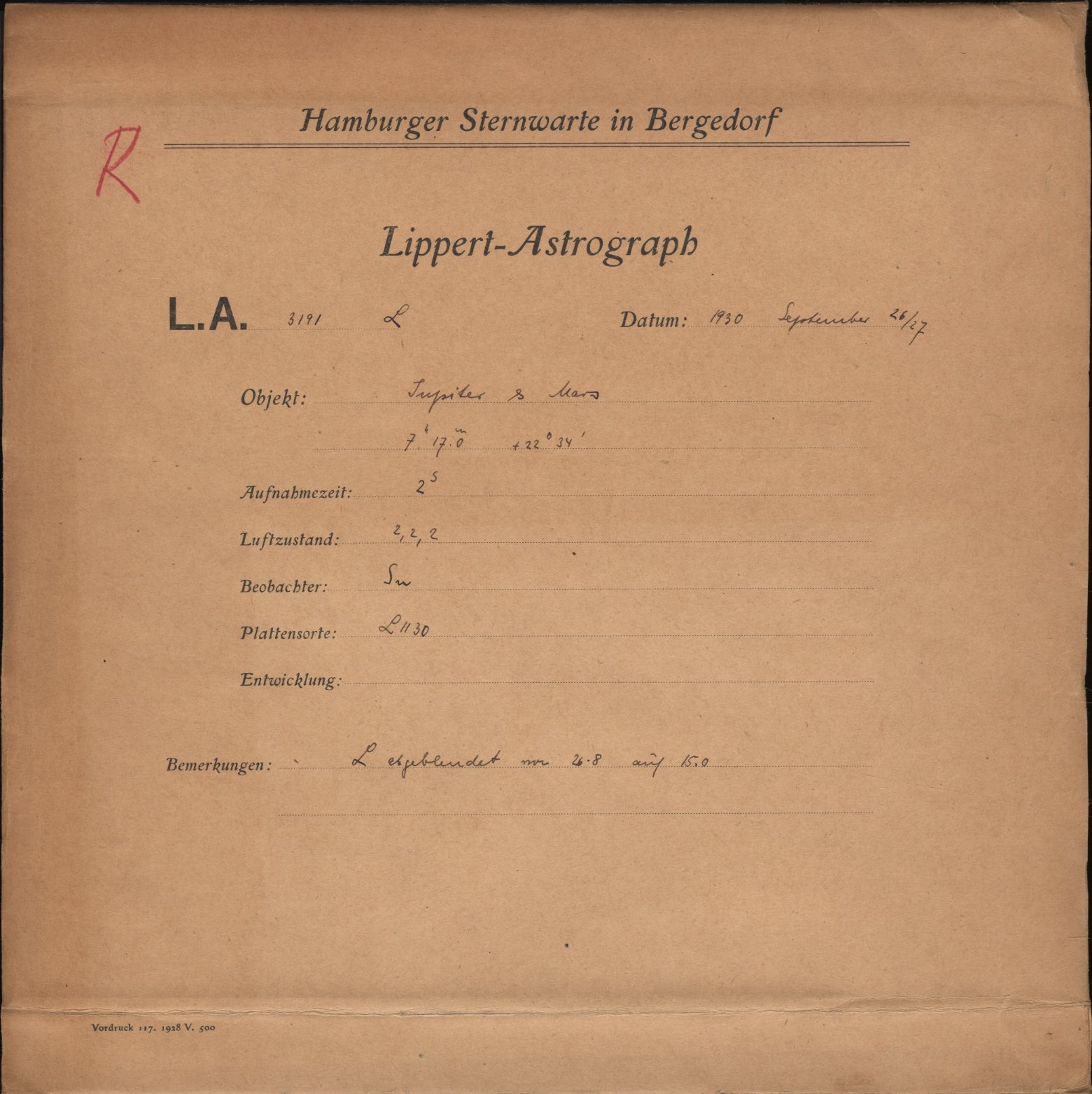 Plattenhuelle LA03191